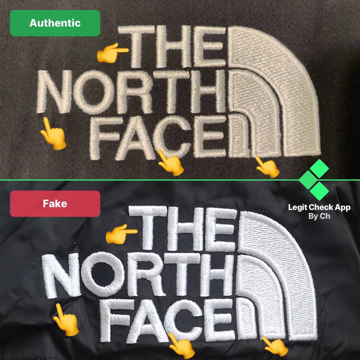 tnf jacket authenticity check guide