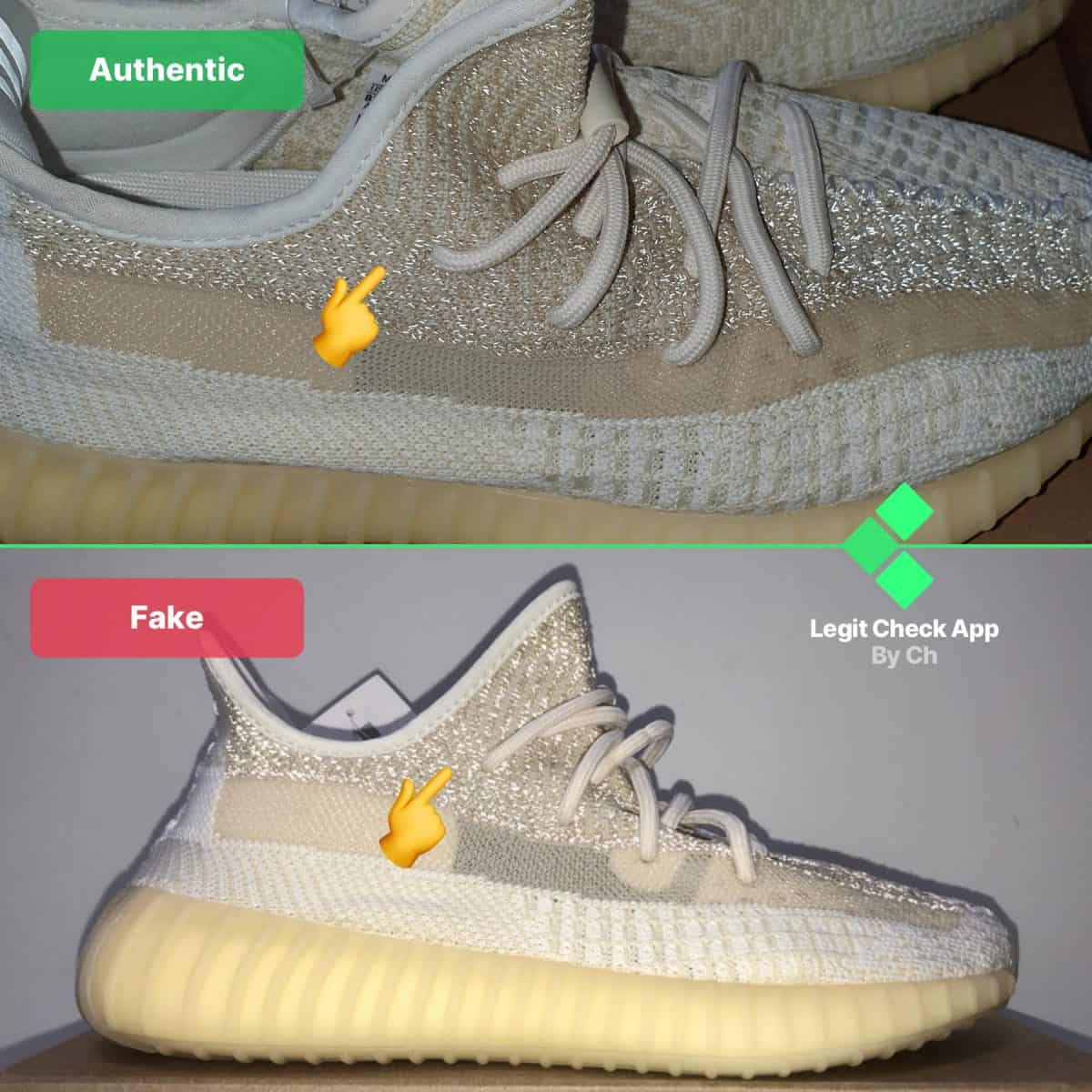 adidas yeezy original vs fake