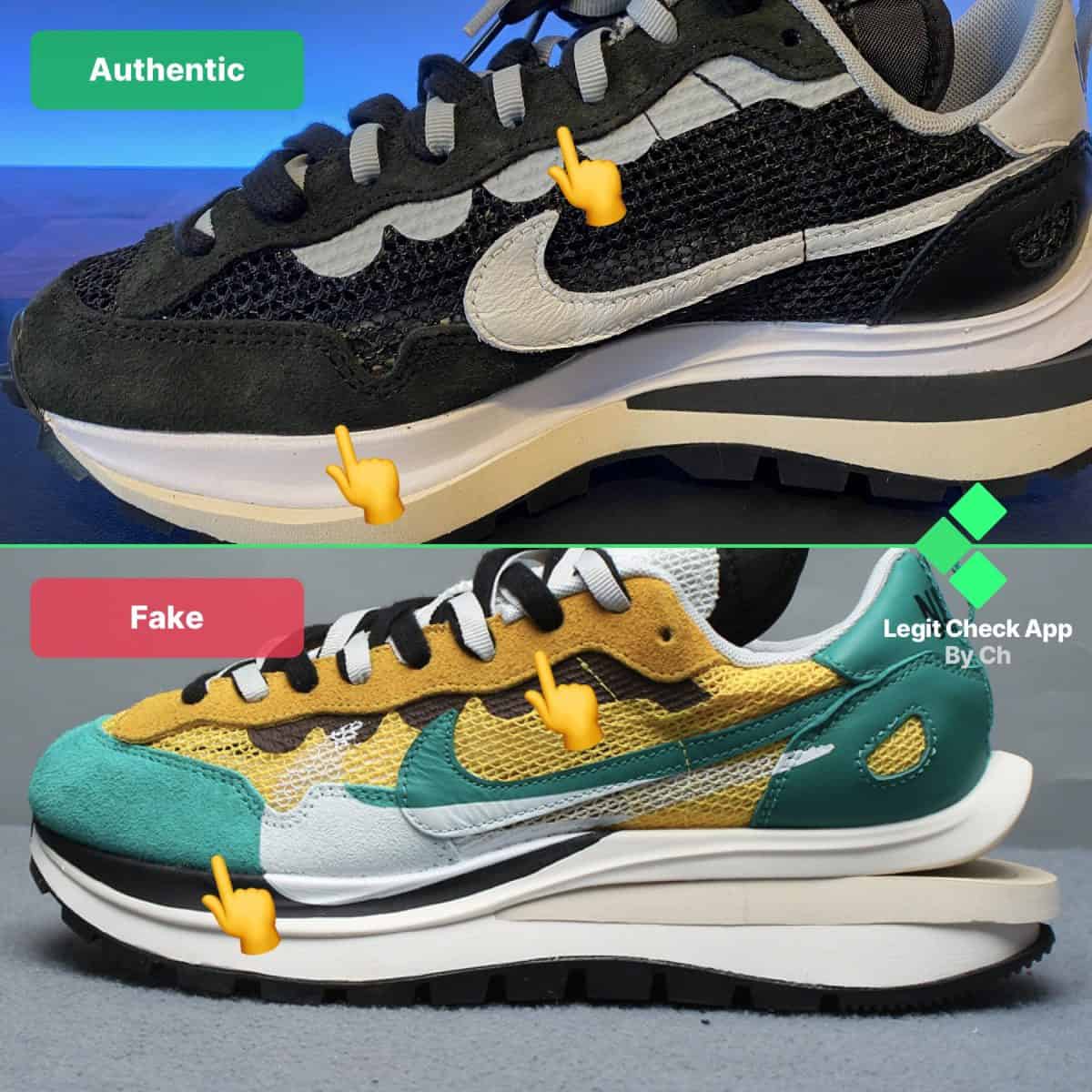 How To Spot Fake Nike Sacai VaporWaffle - Legit Check By Ch