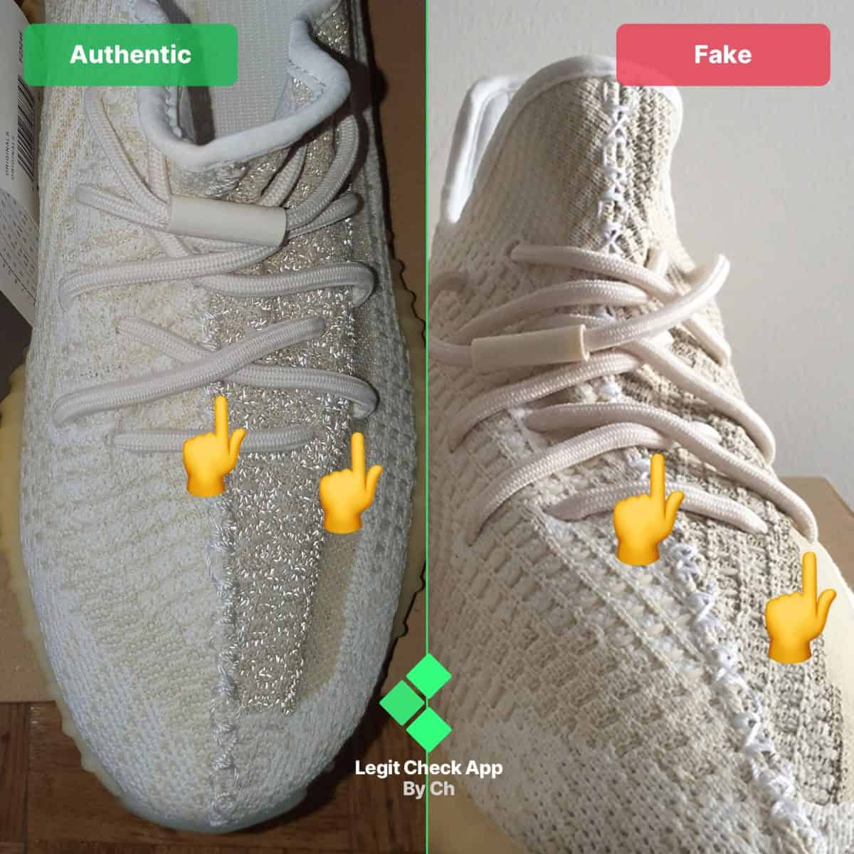 how to authenticate yeezy natural