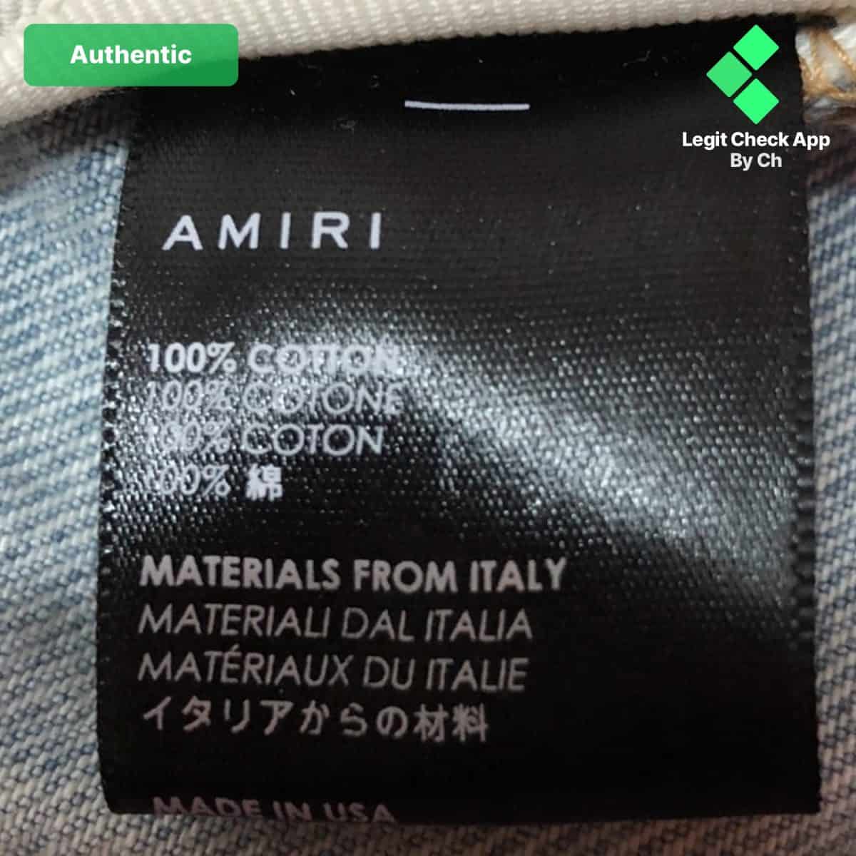 amiri jeans authentic vs fake guide