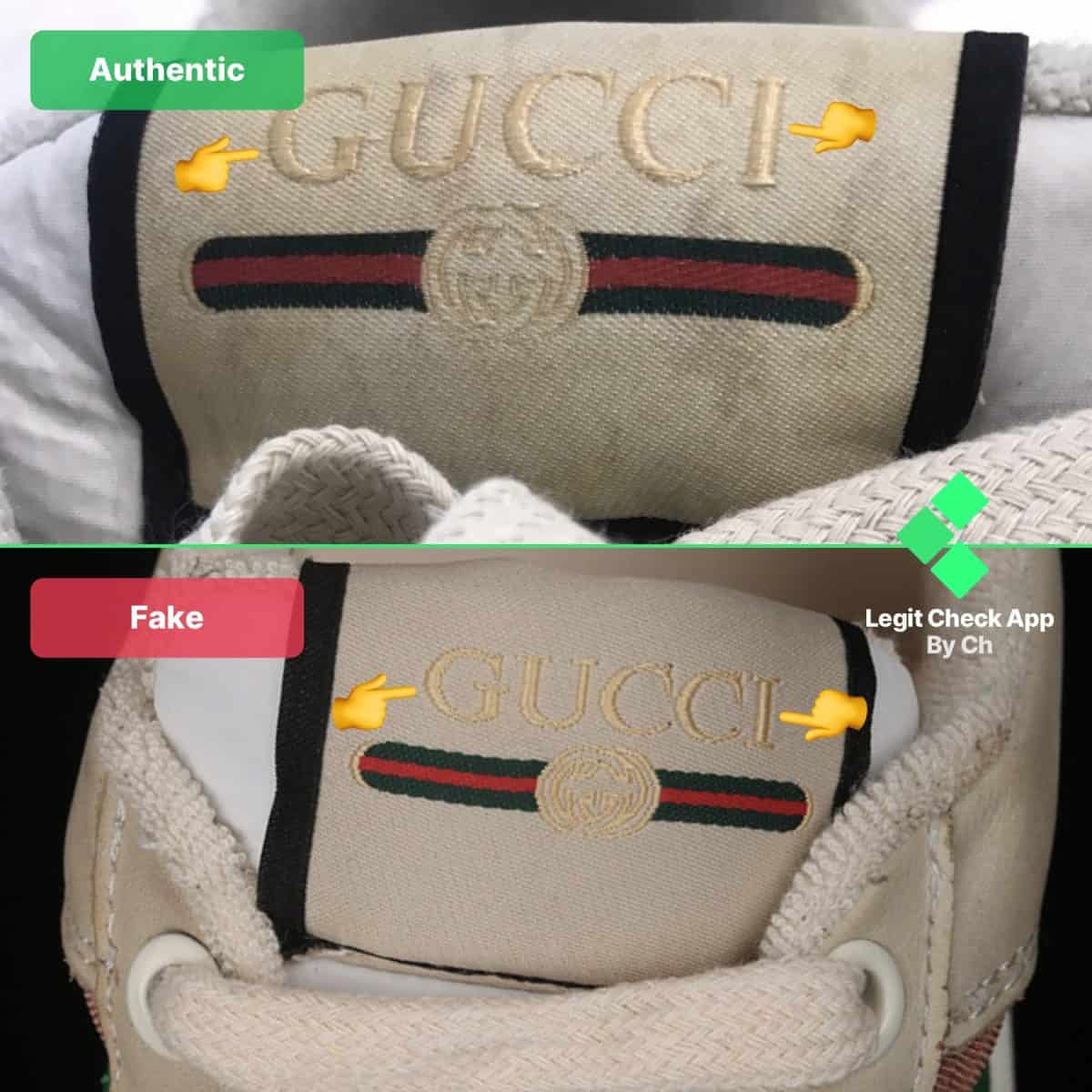 are my gucci screener shoes fake