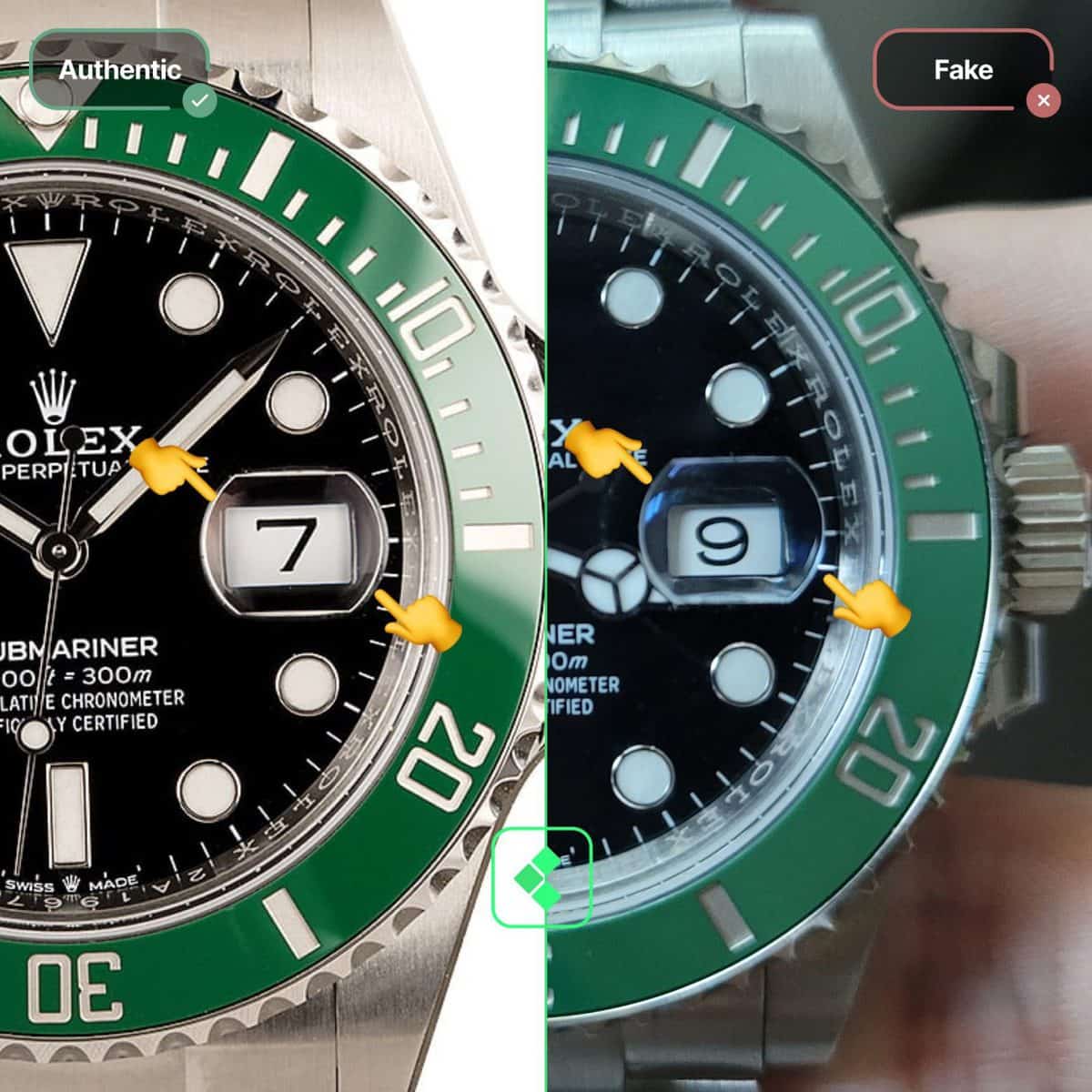 2020+ Submariner: How To Spot A Fake Rolex 126610