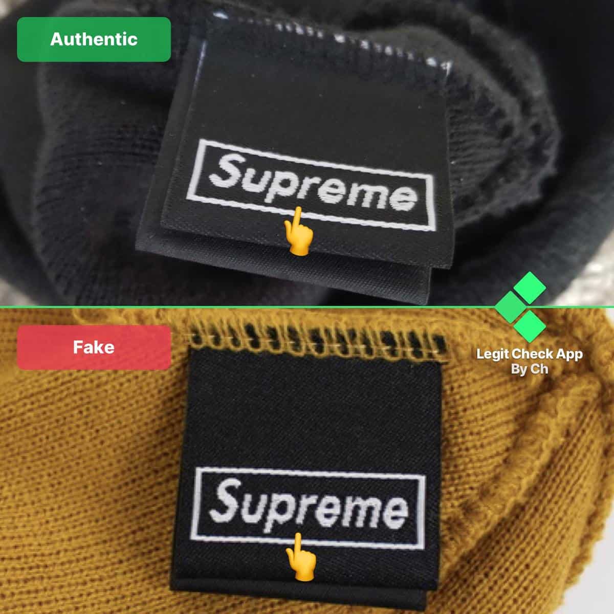 How To Spot Fake Supreme New Era Box Logo Beanies (Real Vs Fake 
