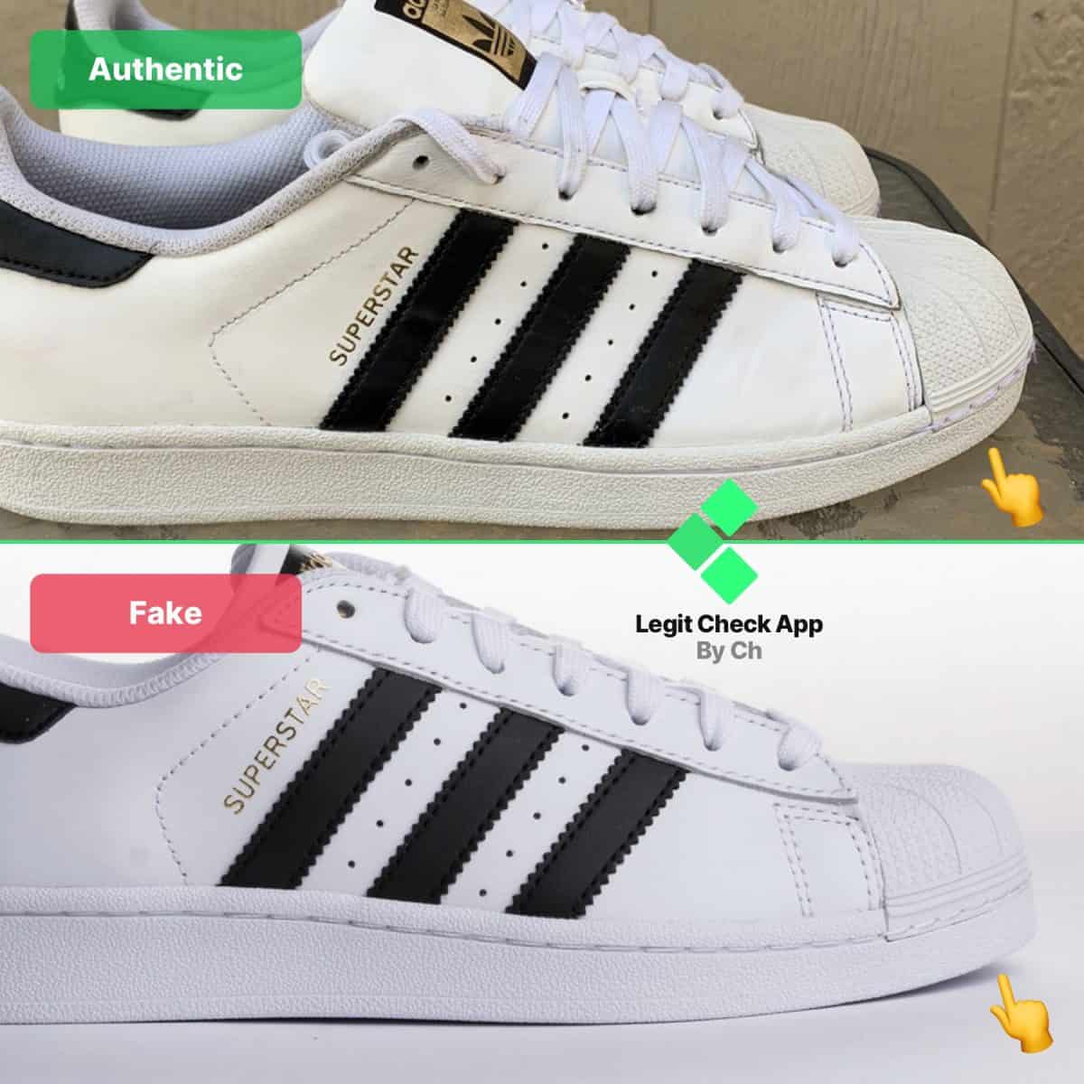 To Spot Fake Adidas Superstar Sneakers (Real Vs Guide)