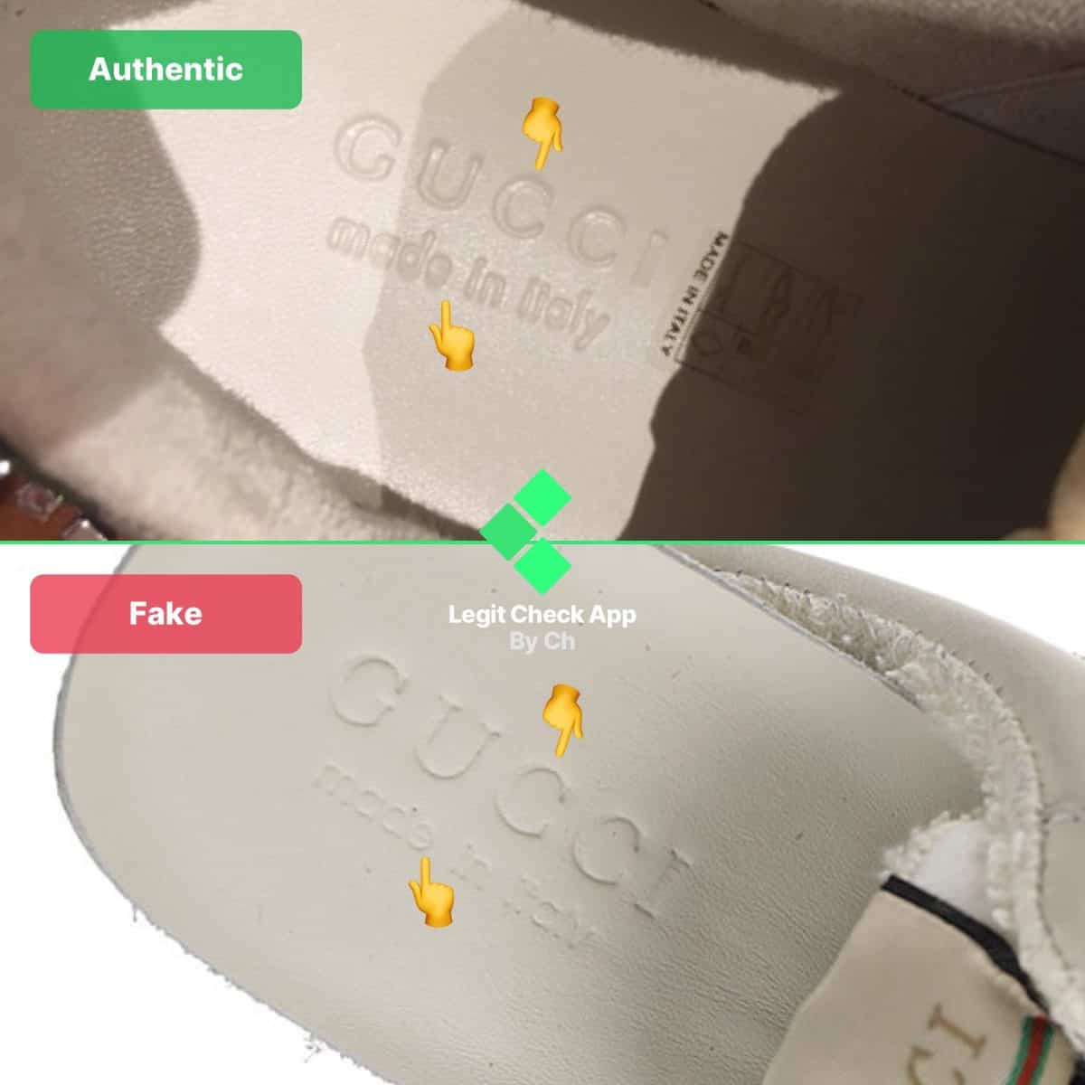 how to authenticate gucci screener