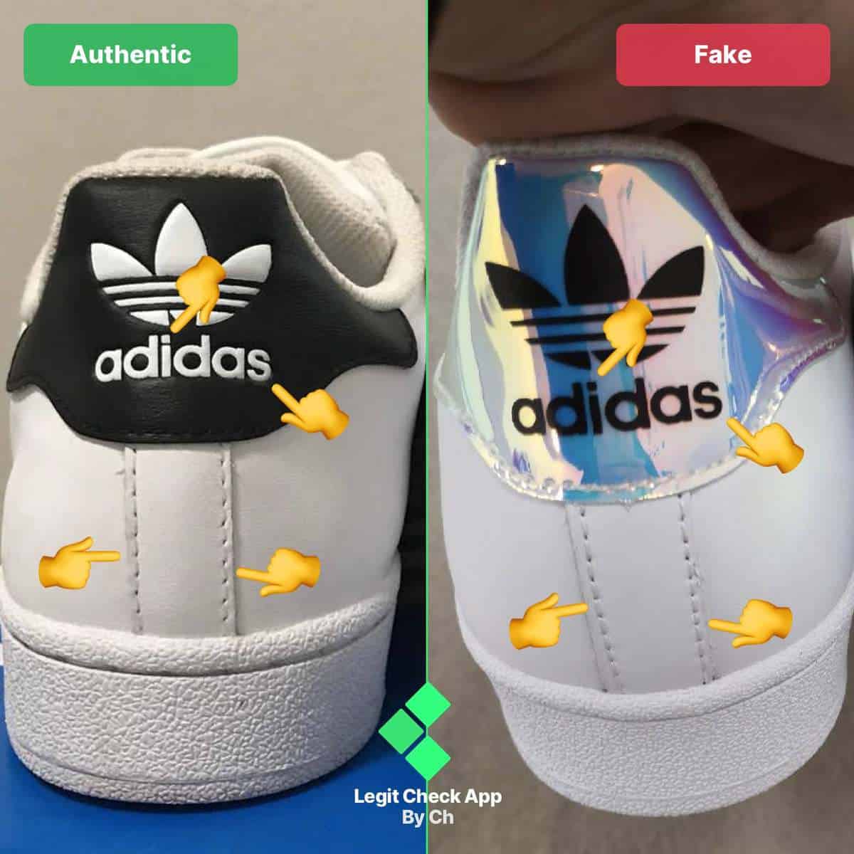How Spot Fake Superstar Sneakers Fake Guide)
