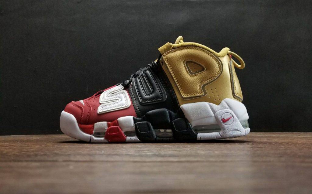 REAL VS REPLICA - Nike Air More Uptempo Supreme Suptempo Red