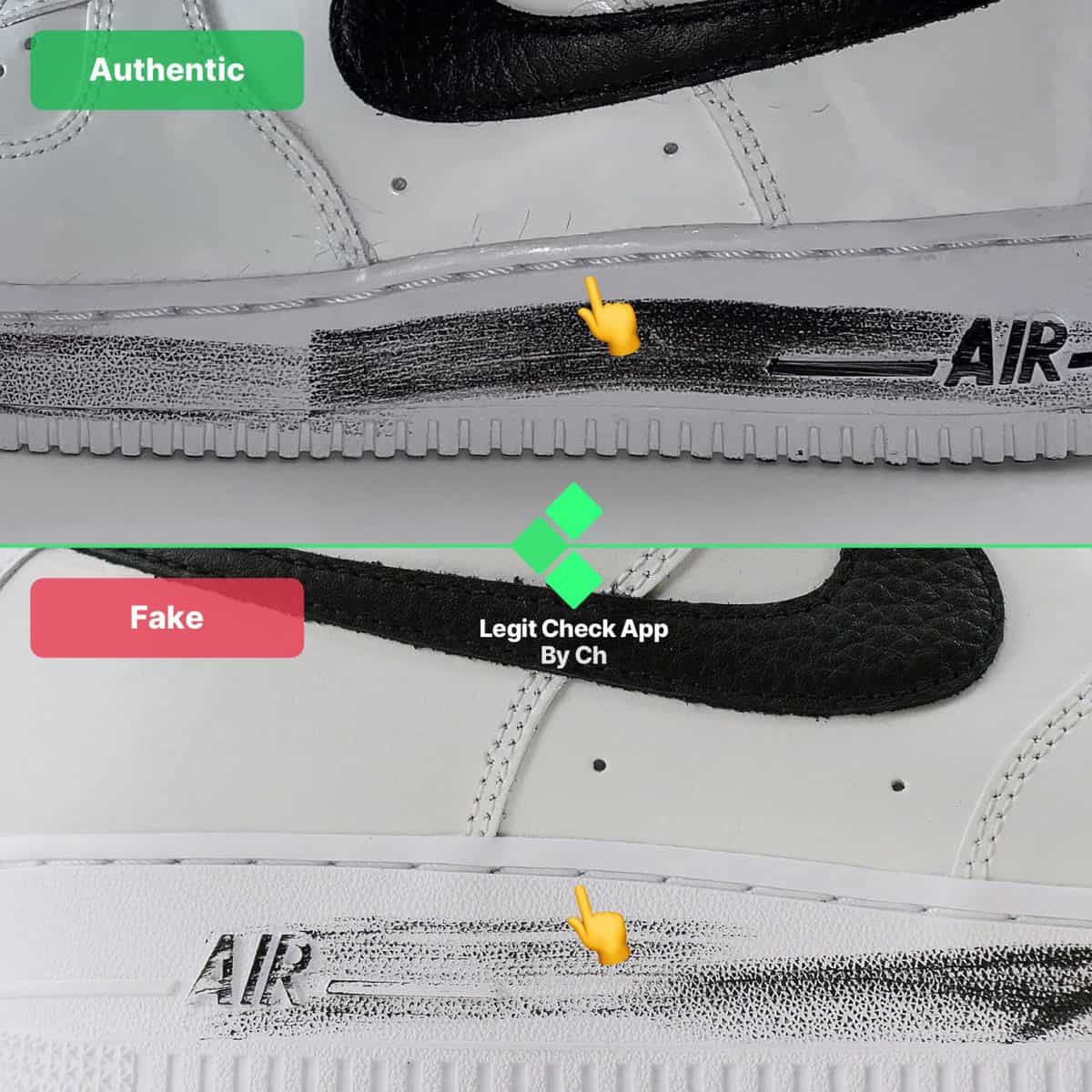 How To Spot Fake Air Force 1 Para-Noise (G-Dragon)