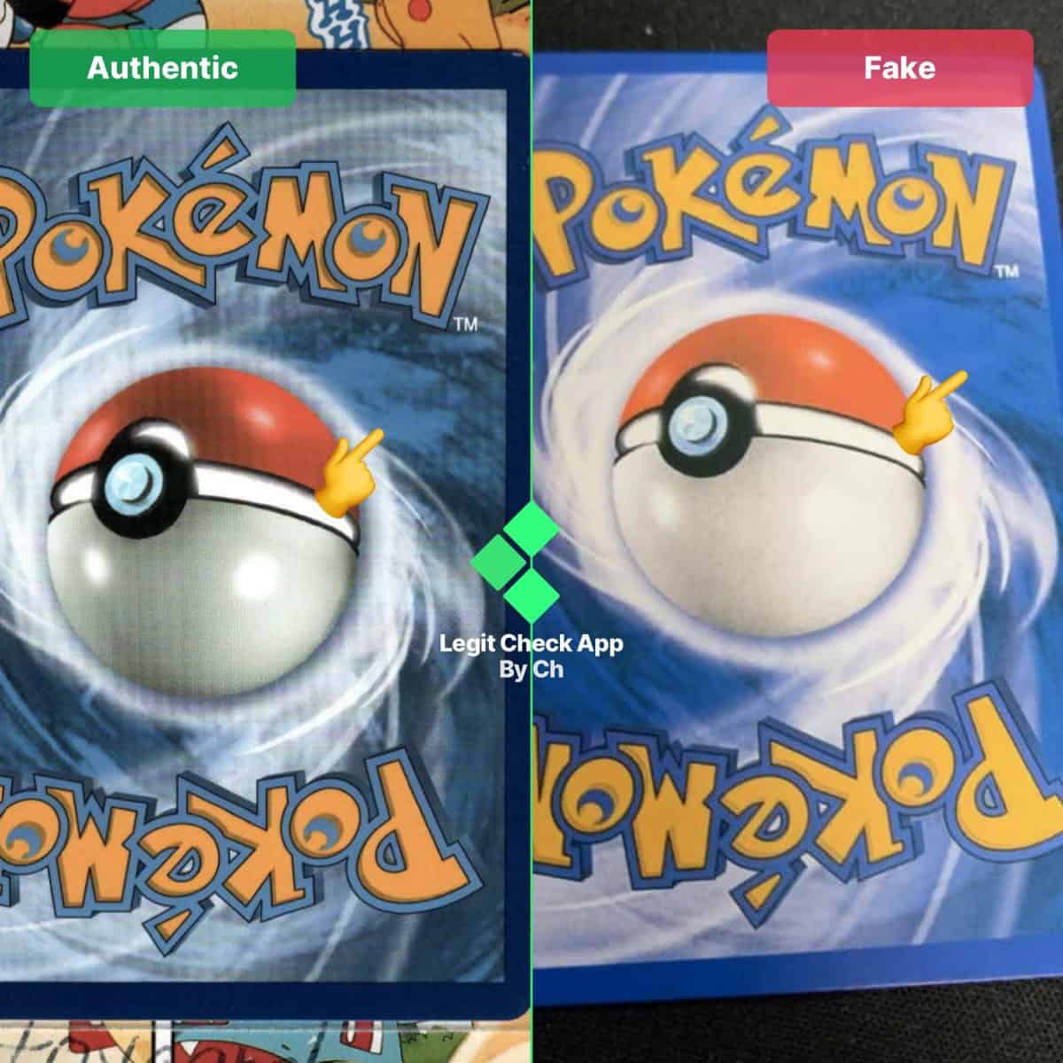 how to tell if pokemon cards are fake