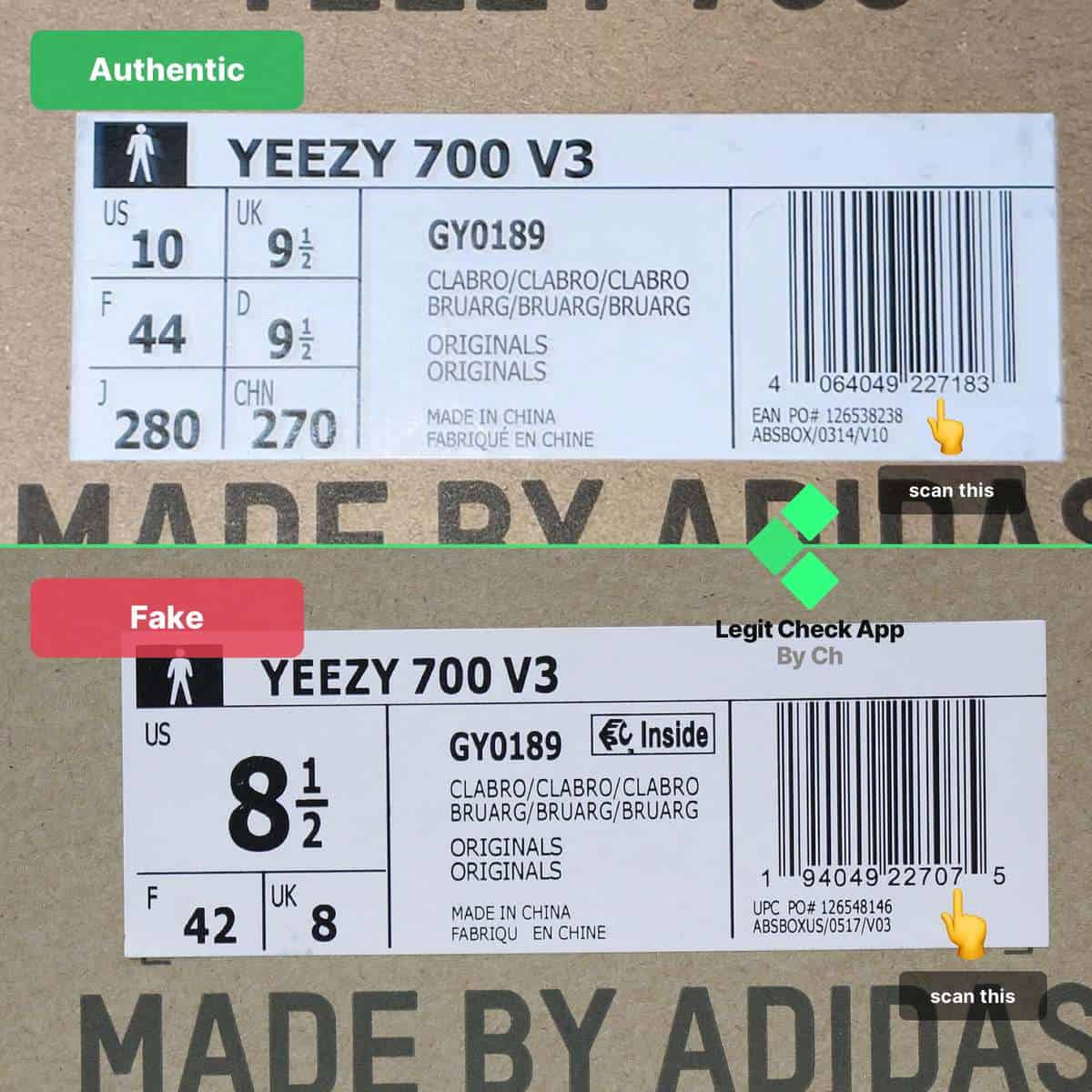 How To Spot Fake Yeezy 700 V3 Clay Brown - Yeezy 700 V3 Clay Brown 