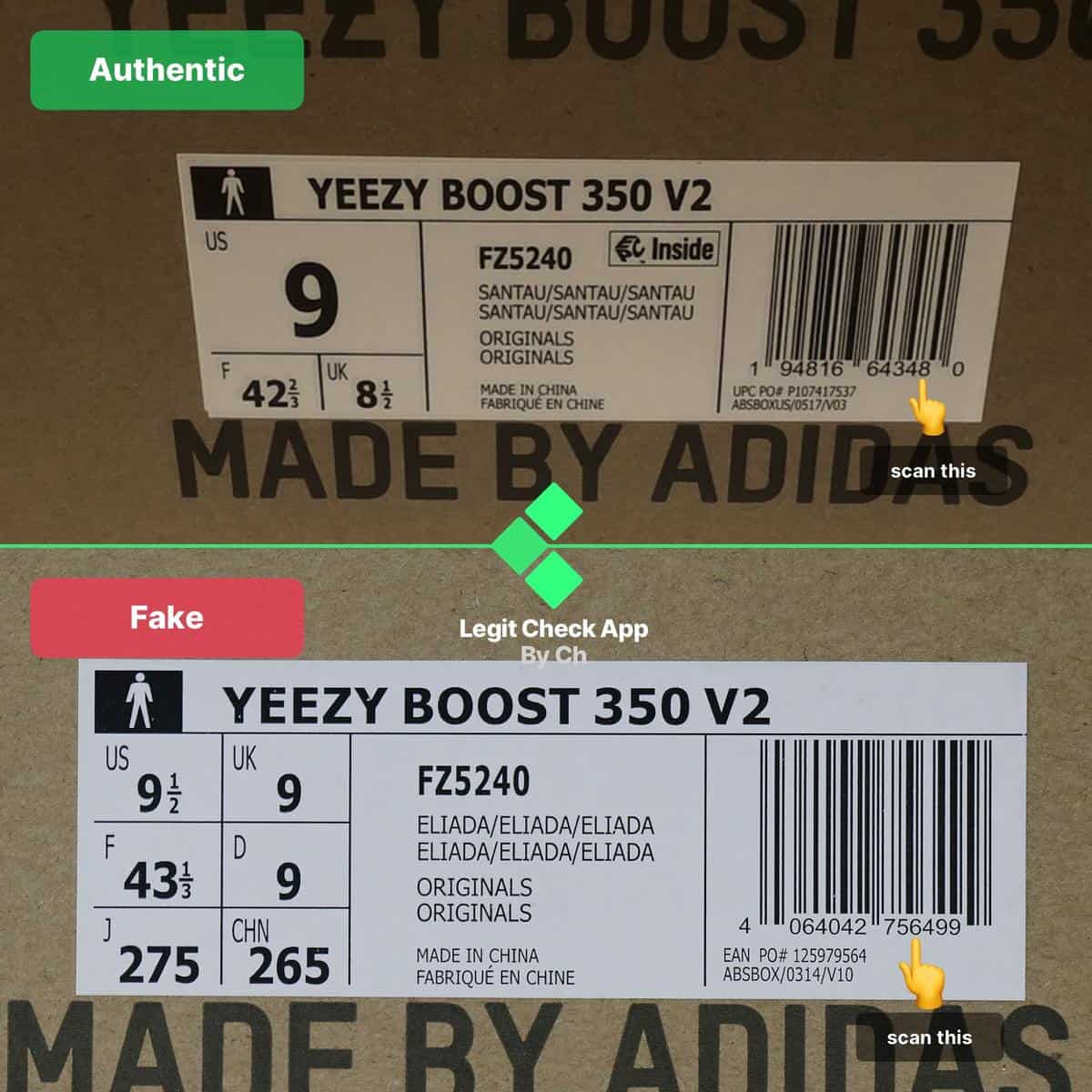 Yeezy Boost 350 V2 Sand Taupe Fake Vs Real Guide (Yeezy Eliada) - Legit ...