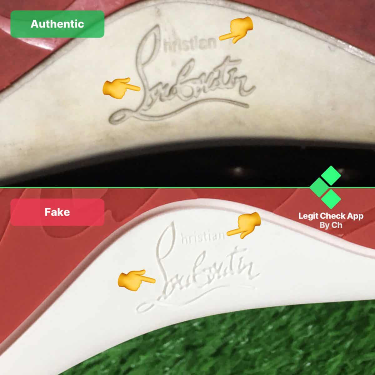 How To Spot Fake Louboutin High Shoes Fake Vs Real High - Legit Check By Ch