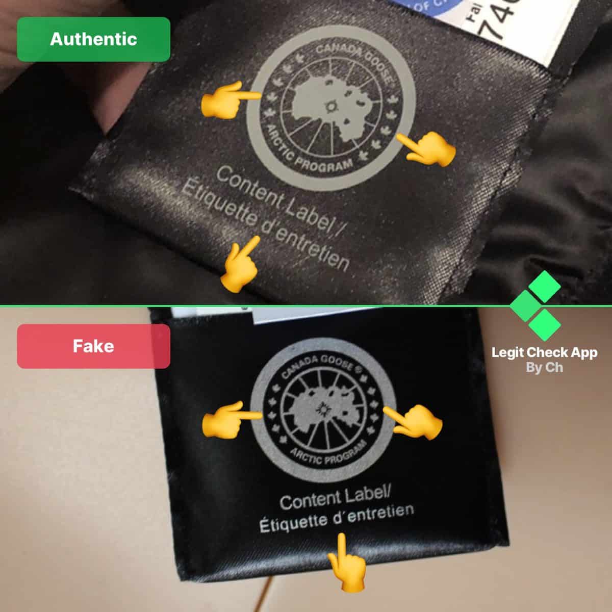 canada goose black label authentication guide