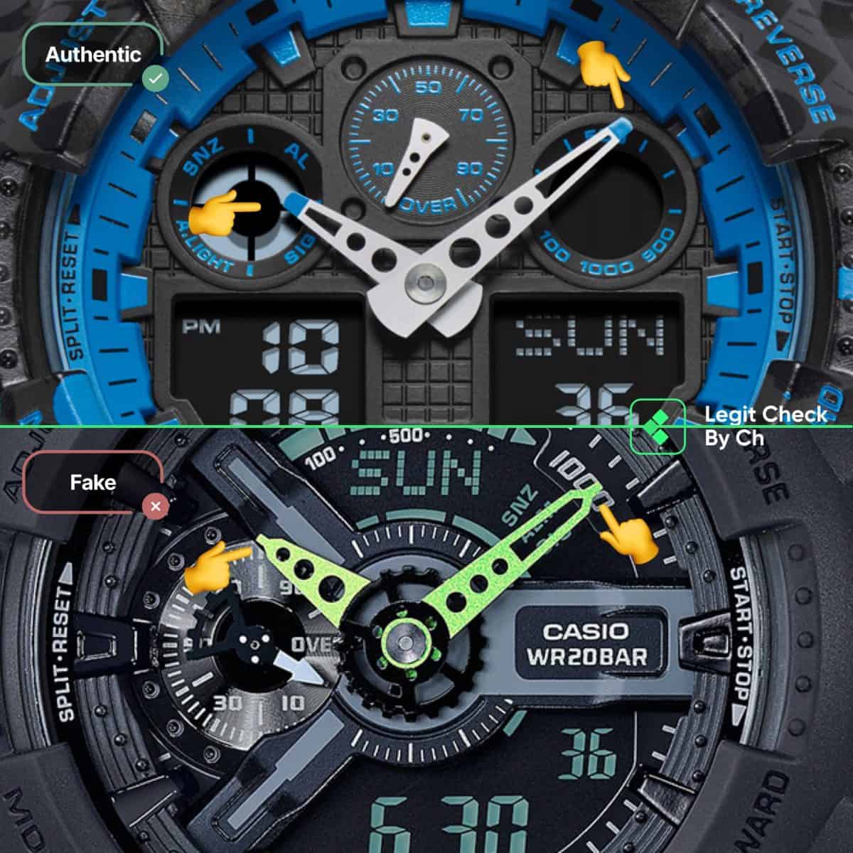 G Shock FAKE vs REAL How To Check Yours 2024