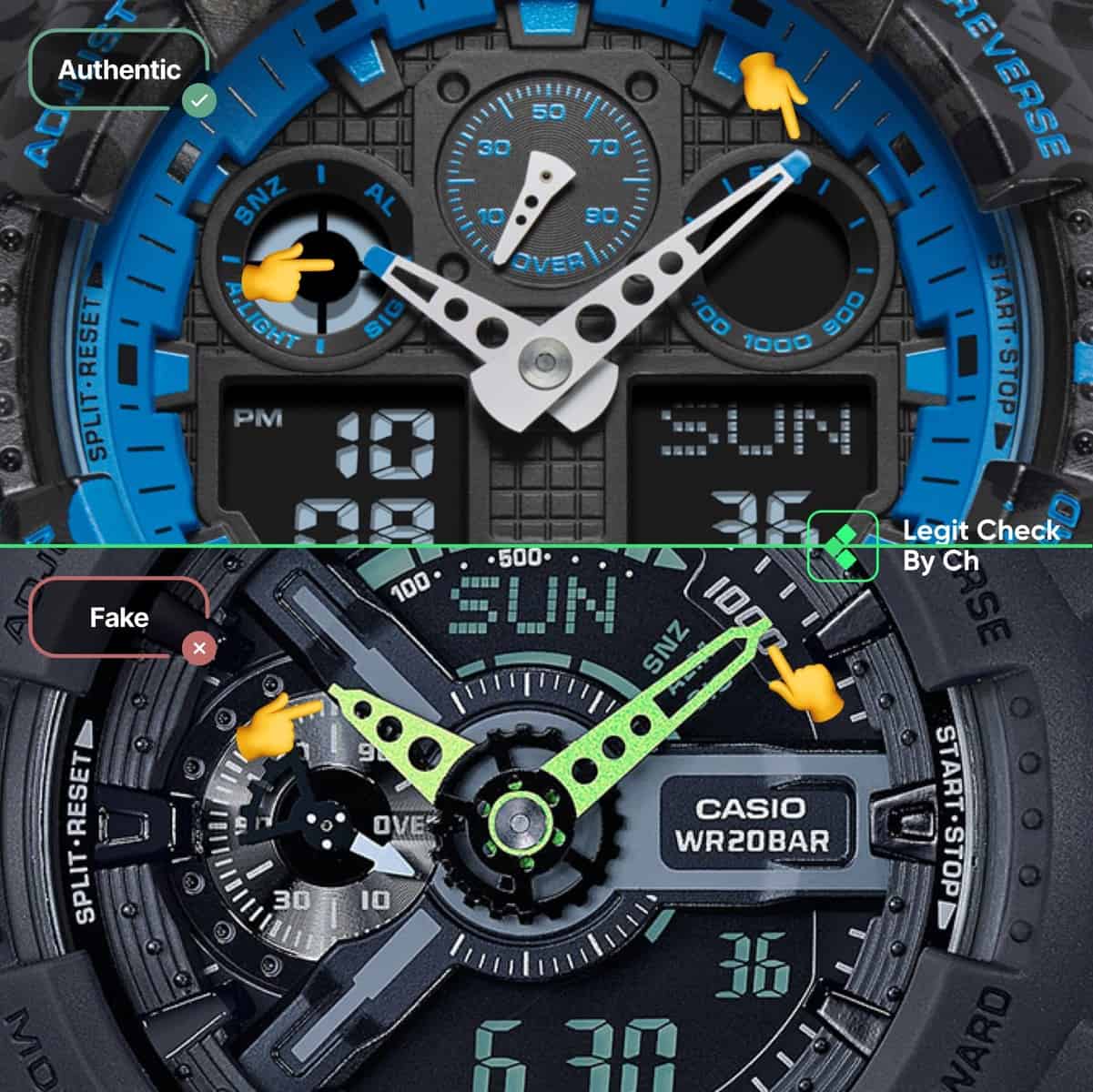 Difference Between Original G Shock And Fake | lupon.gov.ph