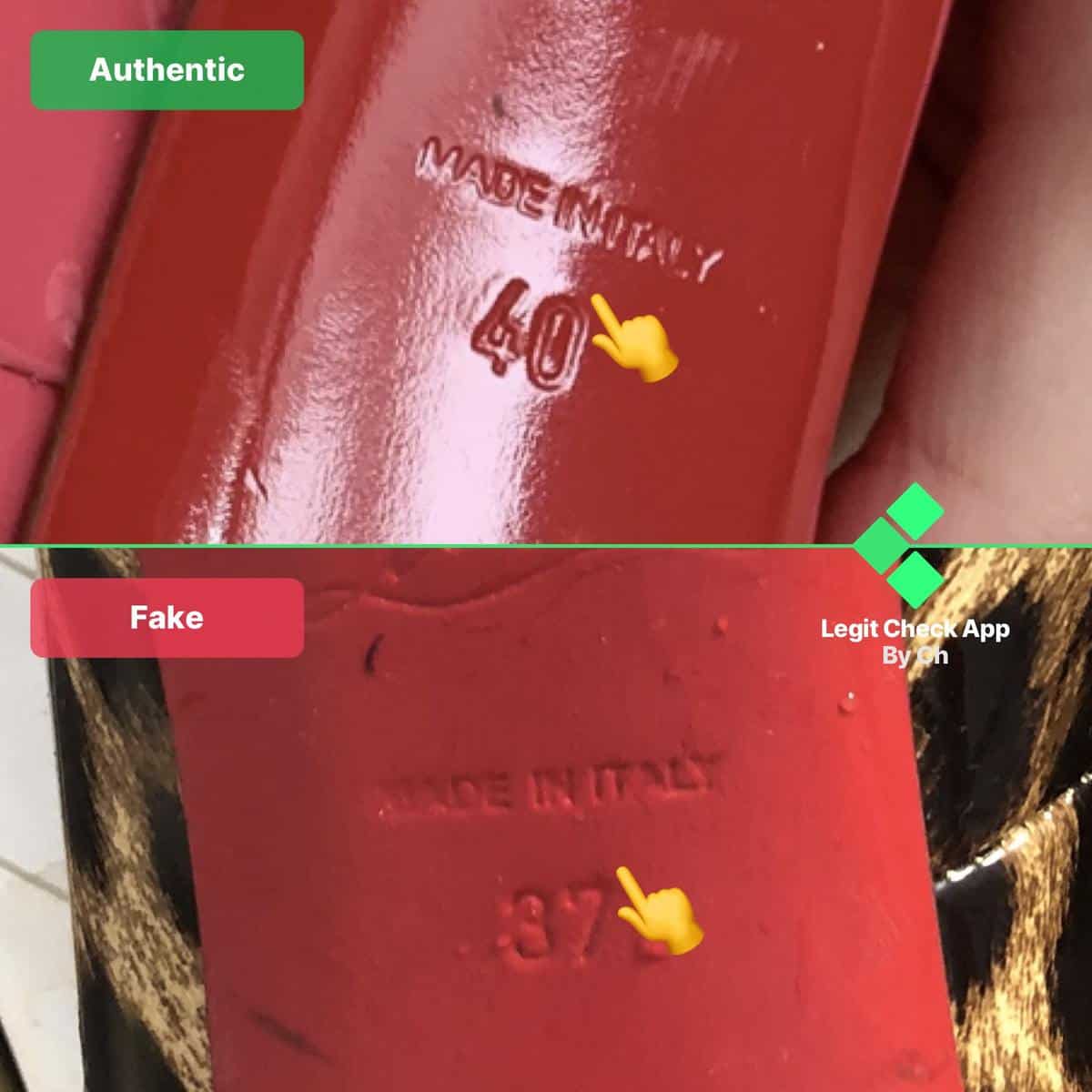 Christain Louboutin red bottom spikes with authentic verification