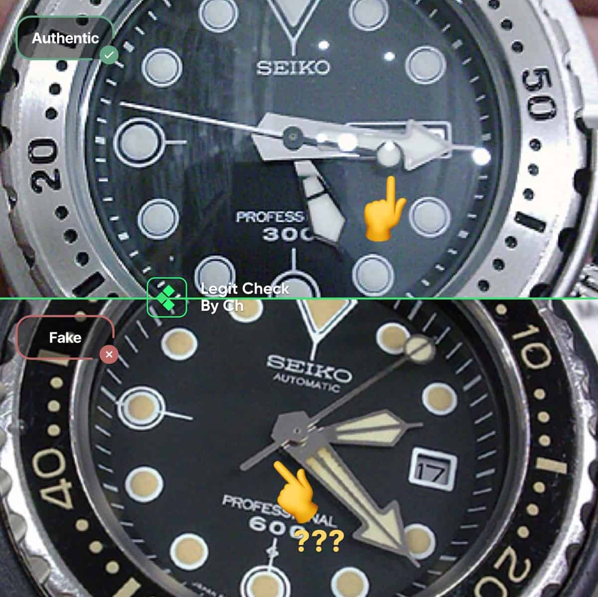 How To Spot A Knockoff Or Fake Seiko: Pay Attention To These Things –  NamokiMODS 