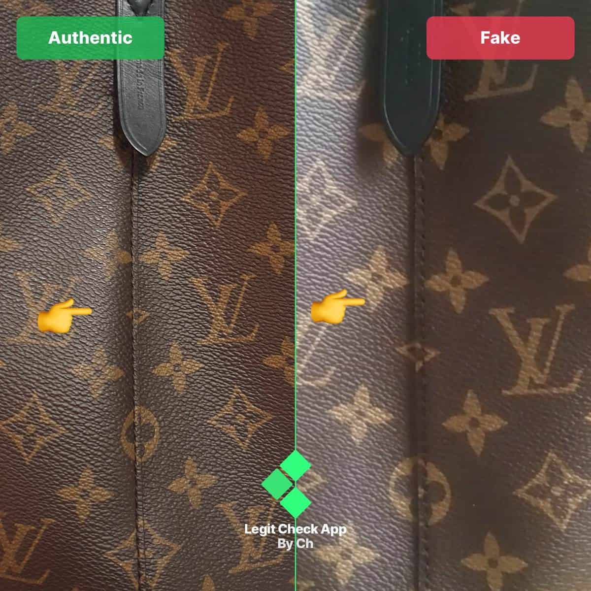 How to tell an AUTHENTIC Louis Vuitton bag from a FAKE one? - Look