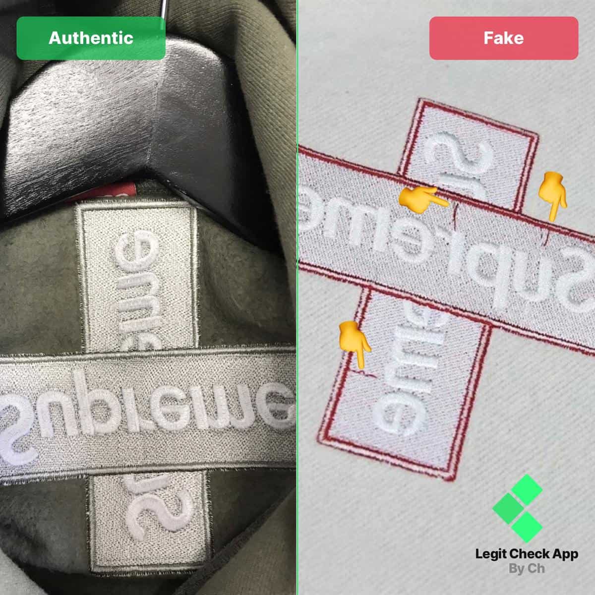 How To Spot Fake Supreme Cross Box Logo - Legit Check By Ch