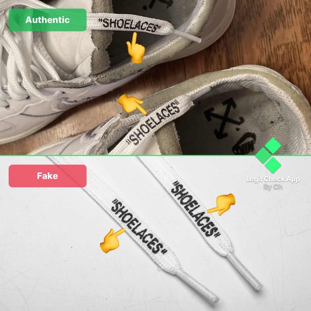 how to spot fake off-white air force 1 white