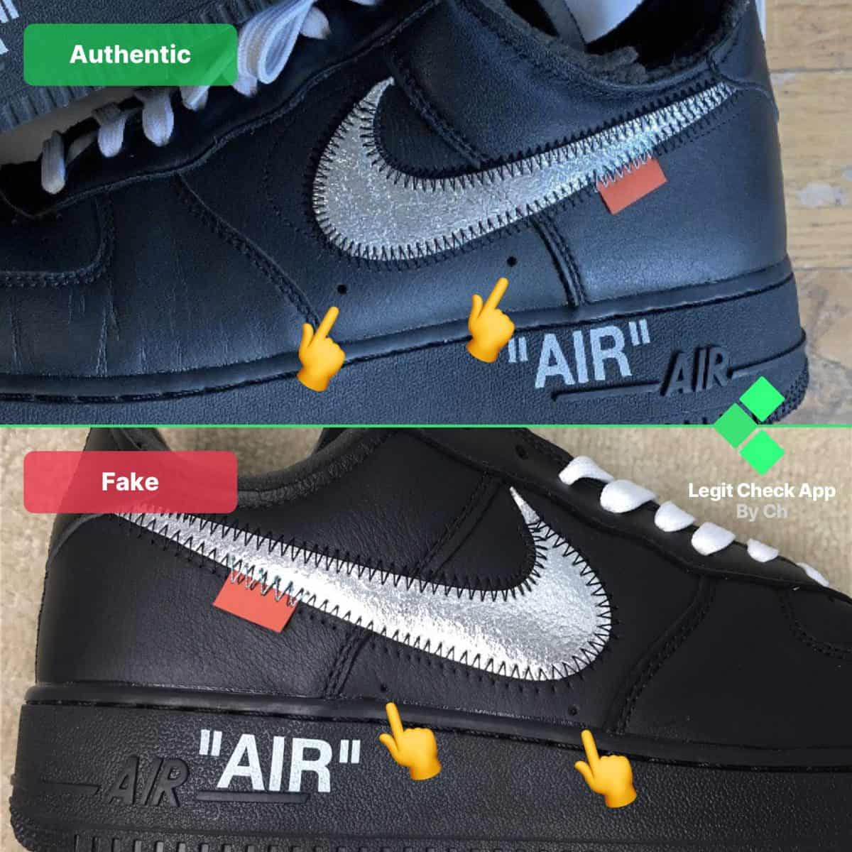 Air Force 1 MoMa Real Vs Fake Guide (Off-White)