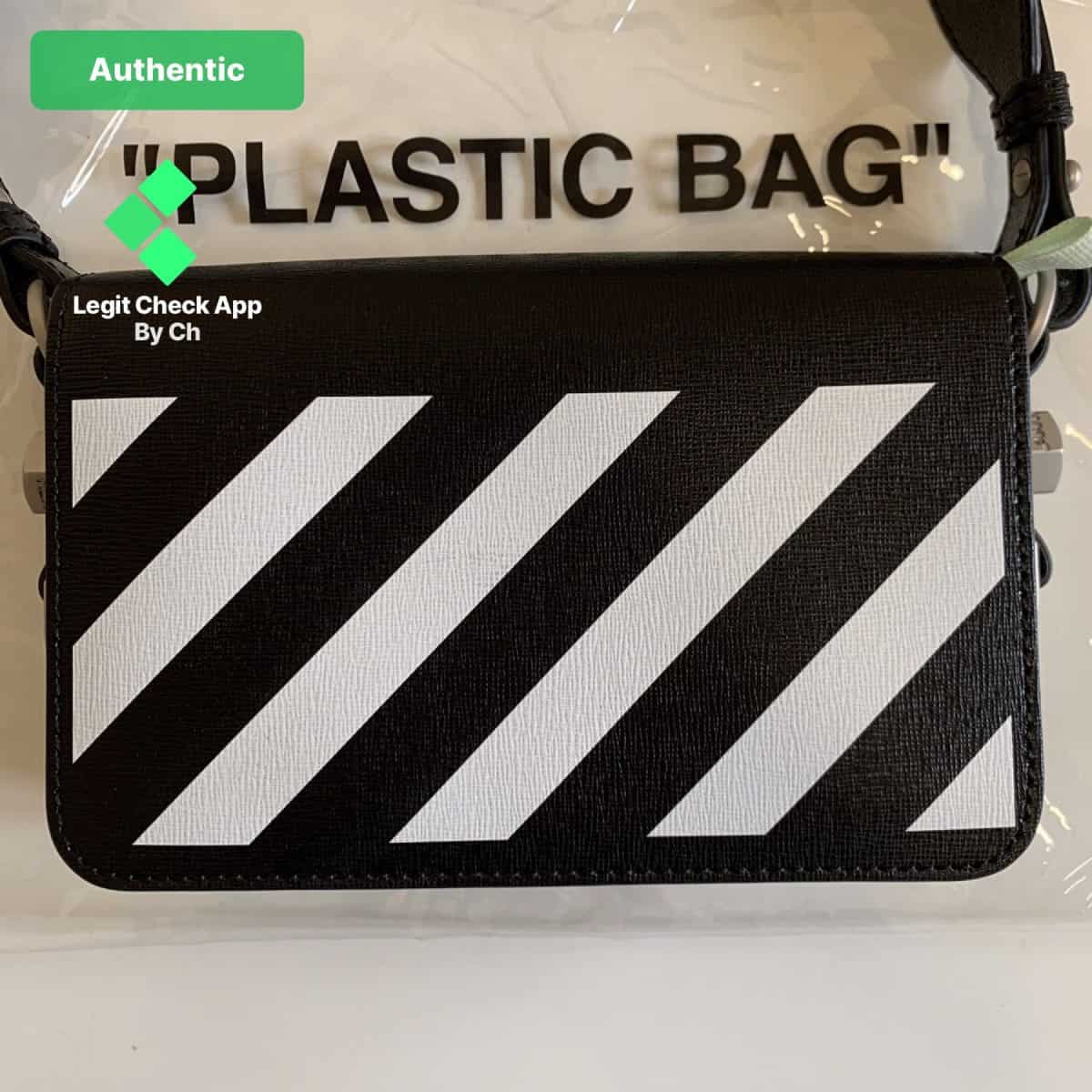 Authentic Off-White Binder Clip Bag