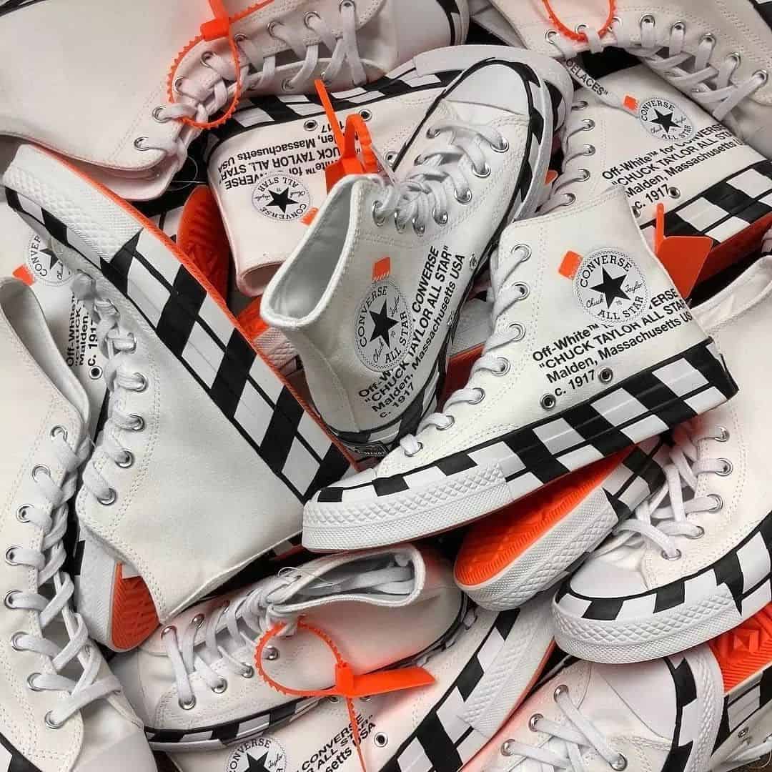 Converse x off store white replica