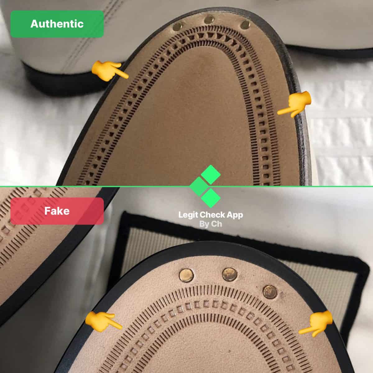 real vs fake gucci loafers