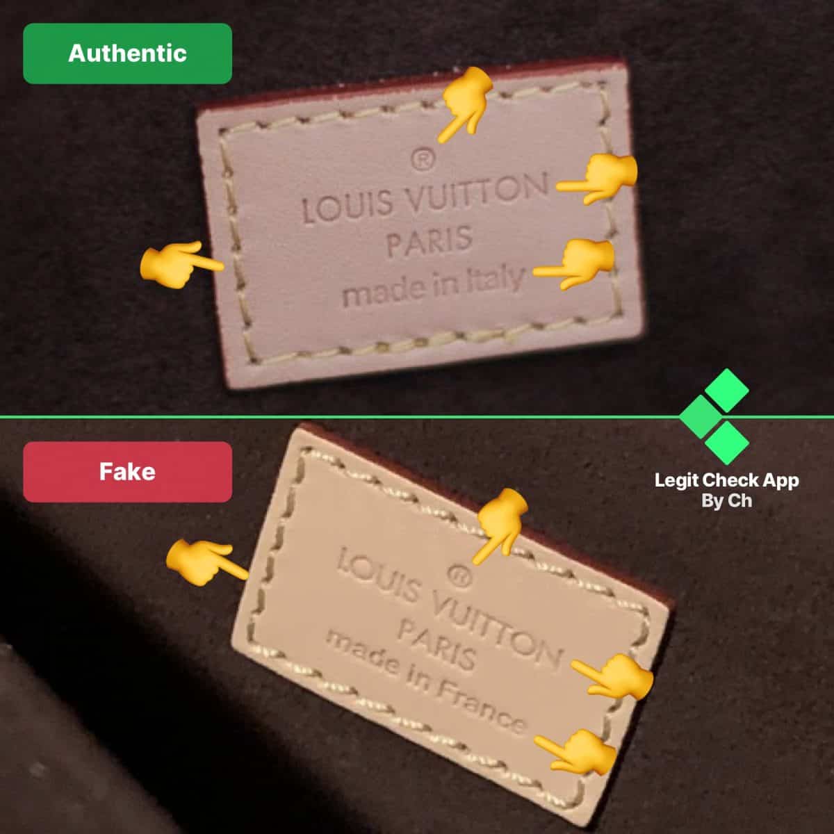 как распознать реплику сумки Louis Vuitton