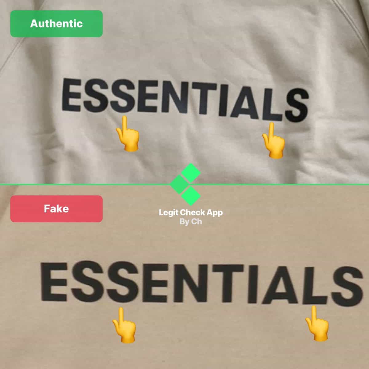 How To Spot Fake Fear Of God Essentials Hoodie - Legit Check By Ch