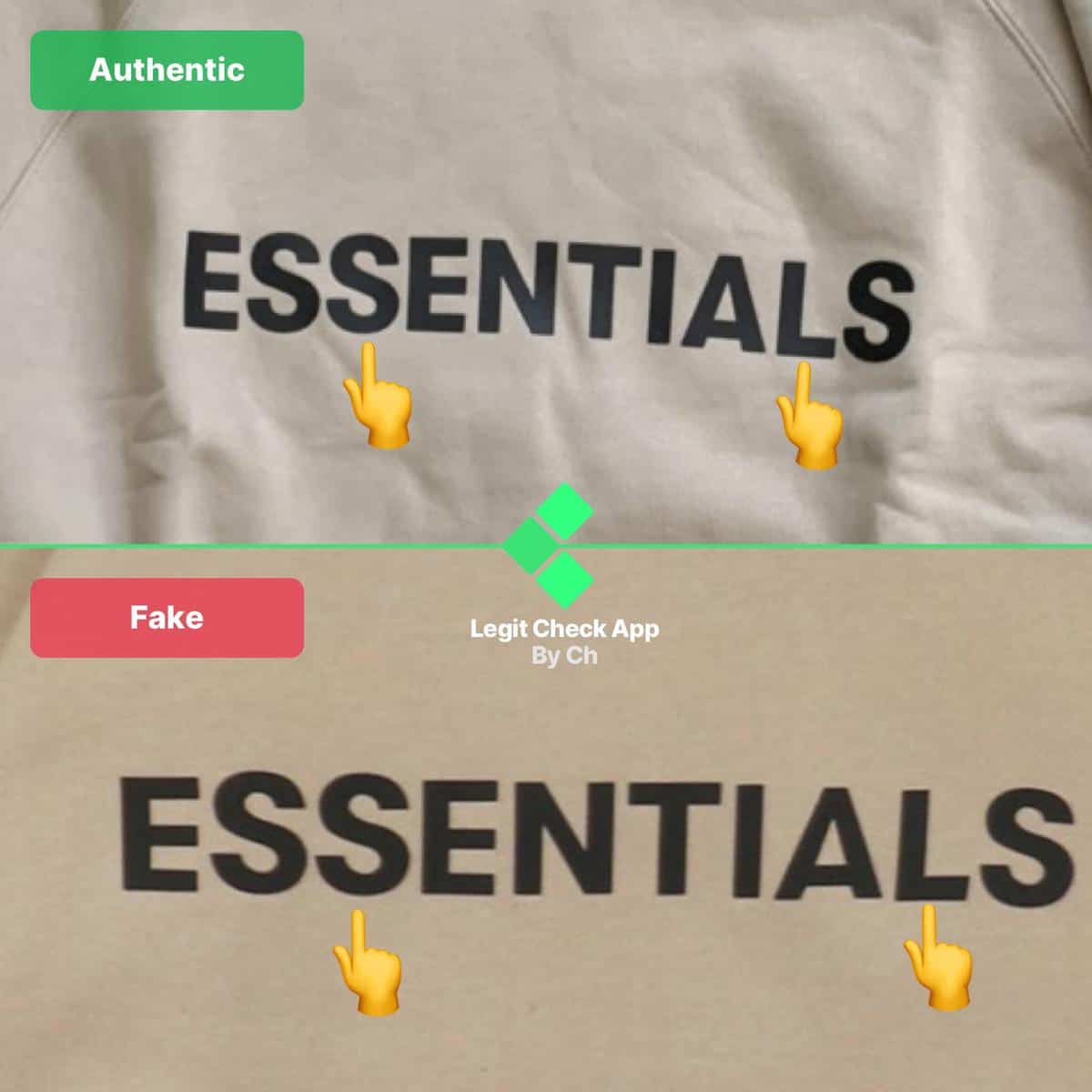 How to spot a fake Fear Of God Essentials Hoodie