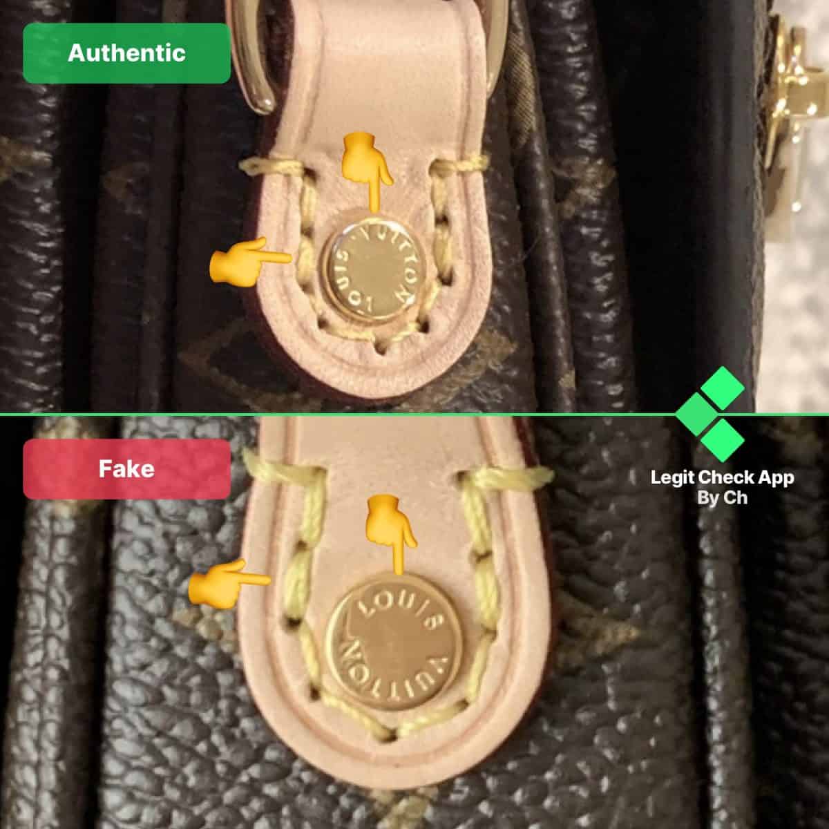 Louis Vuitton Metis Bag Fake Vs Real label