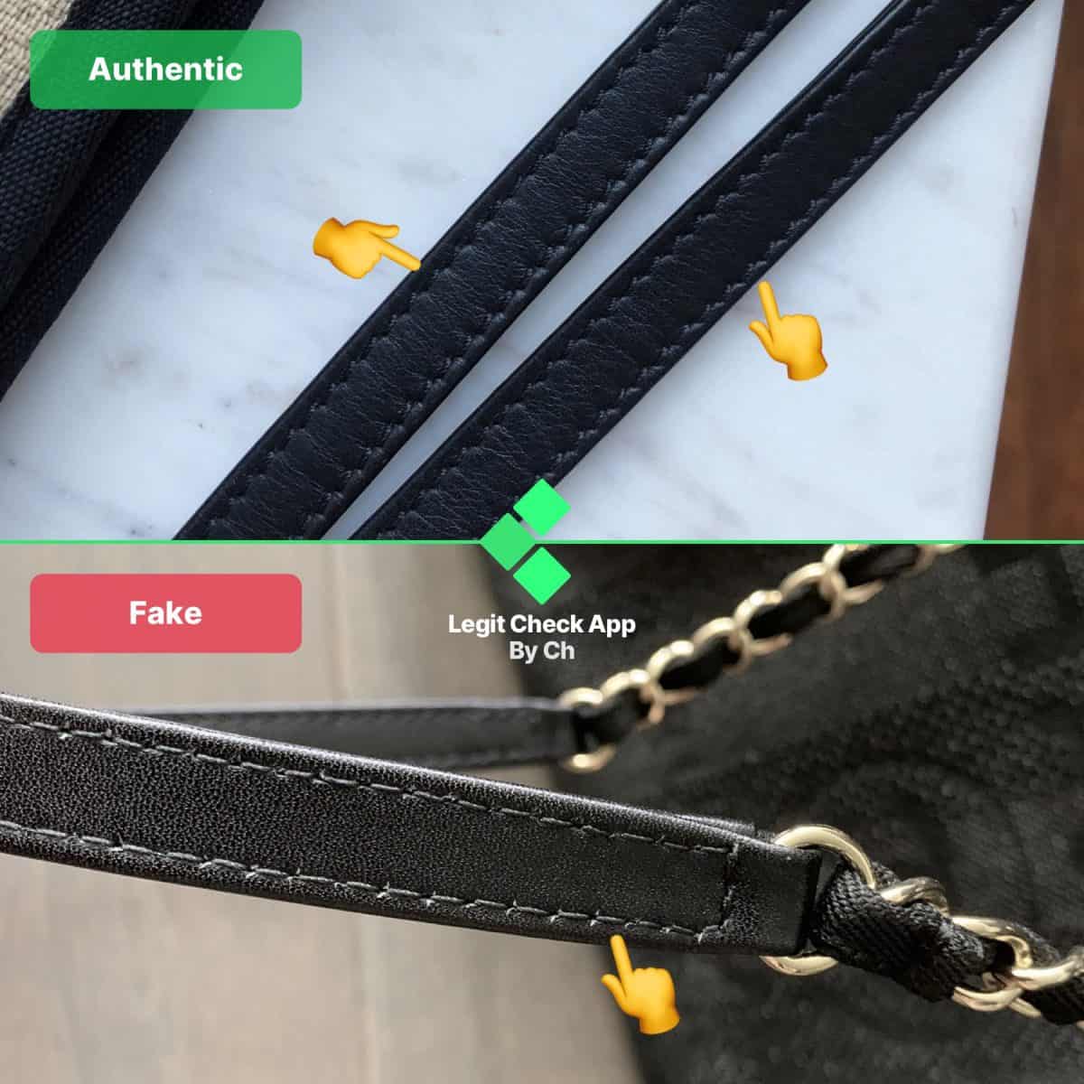 Real vs Fake Chanel Deauville Bag