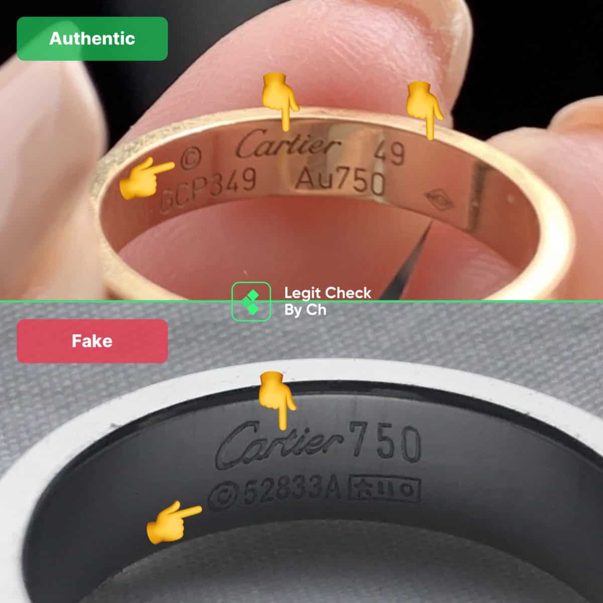 How To Spot Fake Cartier Love Rings Legit Check By Ch