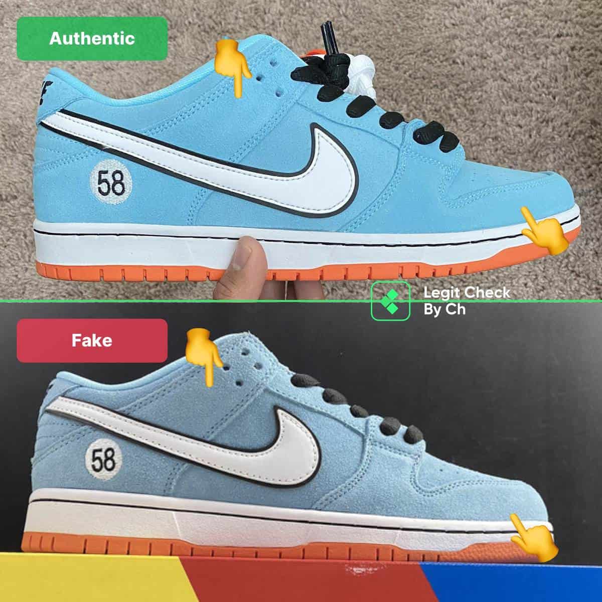 Gulf Dunks: How To Spot Fake Vs Real (2023)