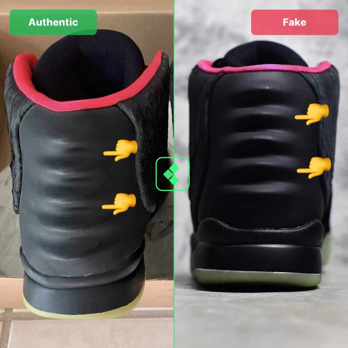 real vs fake yeezy solar red