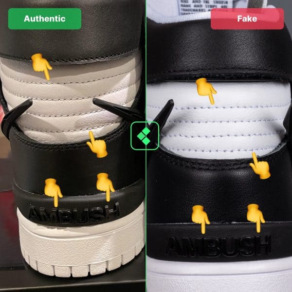 How To Spot Fake Nike Dunk High x Ambush