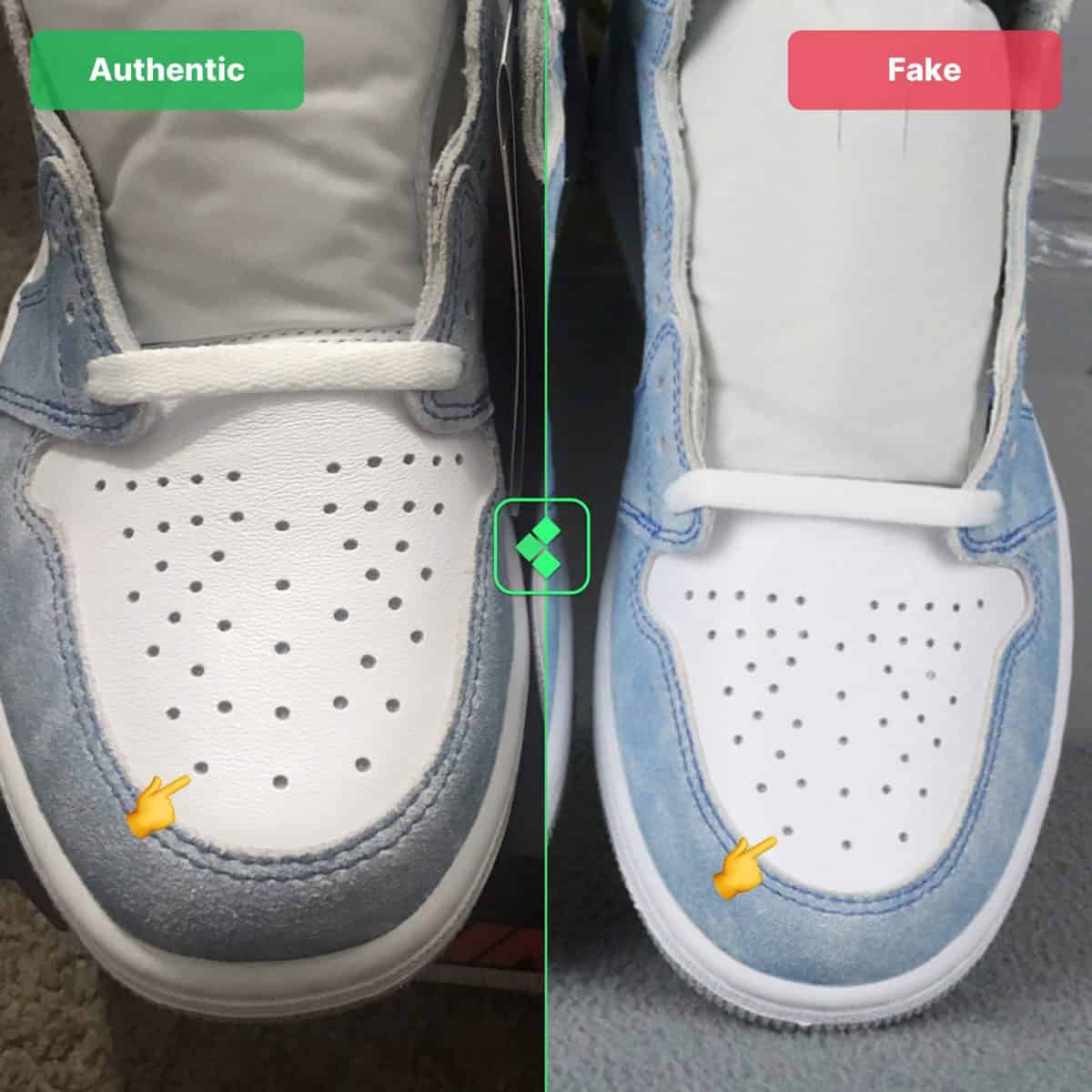 How To Spot Fake Air Jordan 1 Hyper Royal (2024) - Legit Check