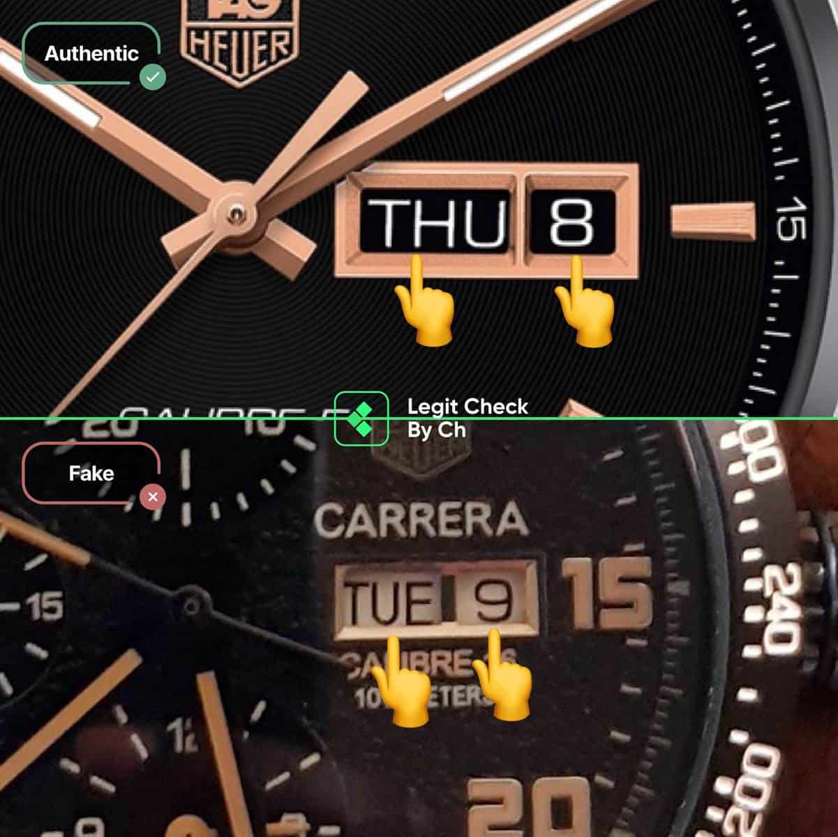 How To Spot Fake Tag Heuer Watches - Legit Check By Ch