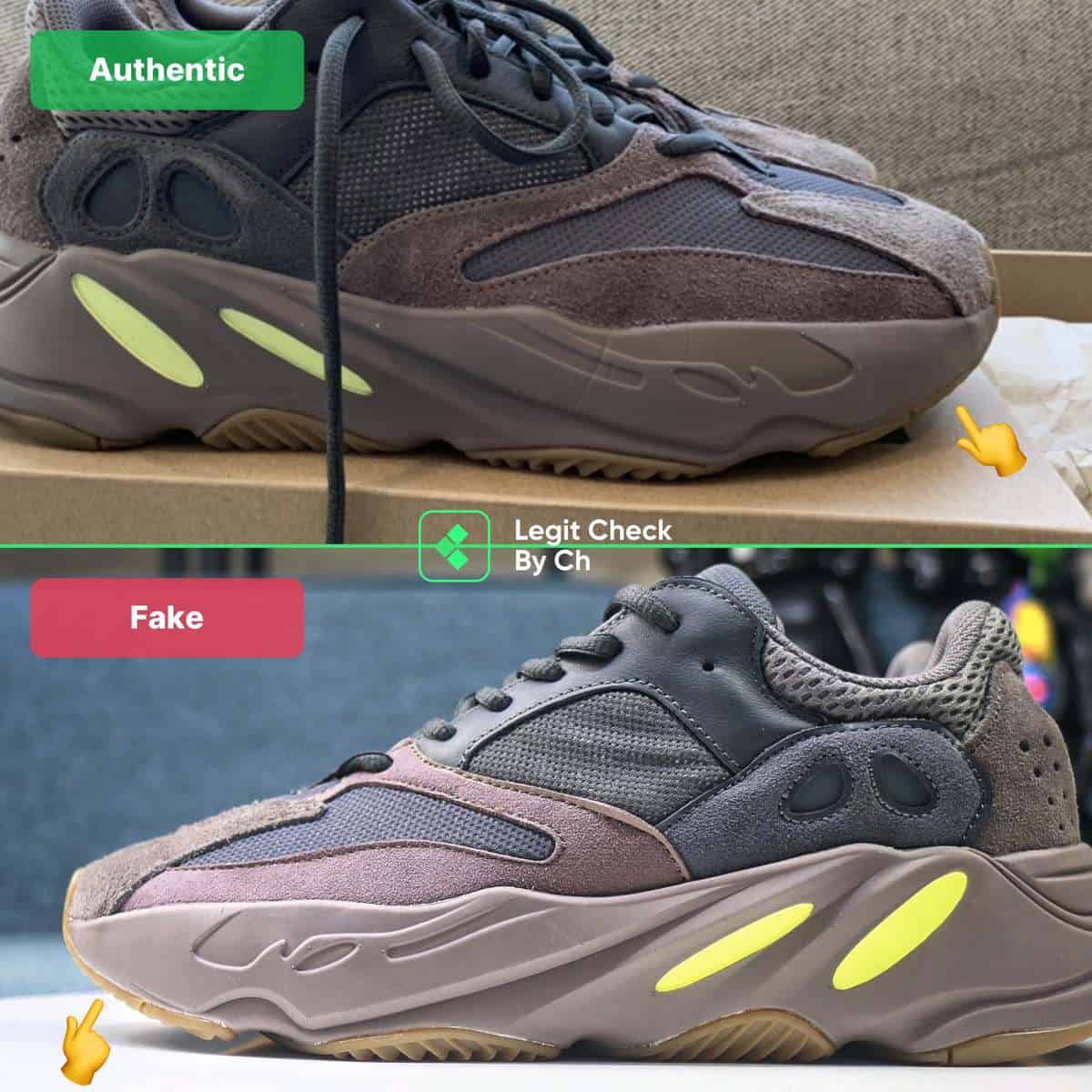 How To Fake Yeezy 700 V1 Mauve - Legit Check By Ch