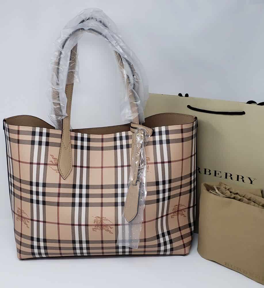 How to spot a fake burberry handbag - B+C Guides