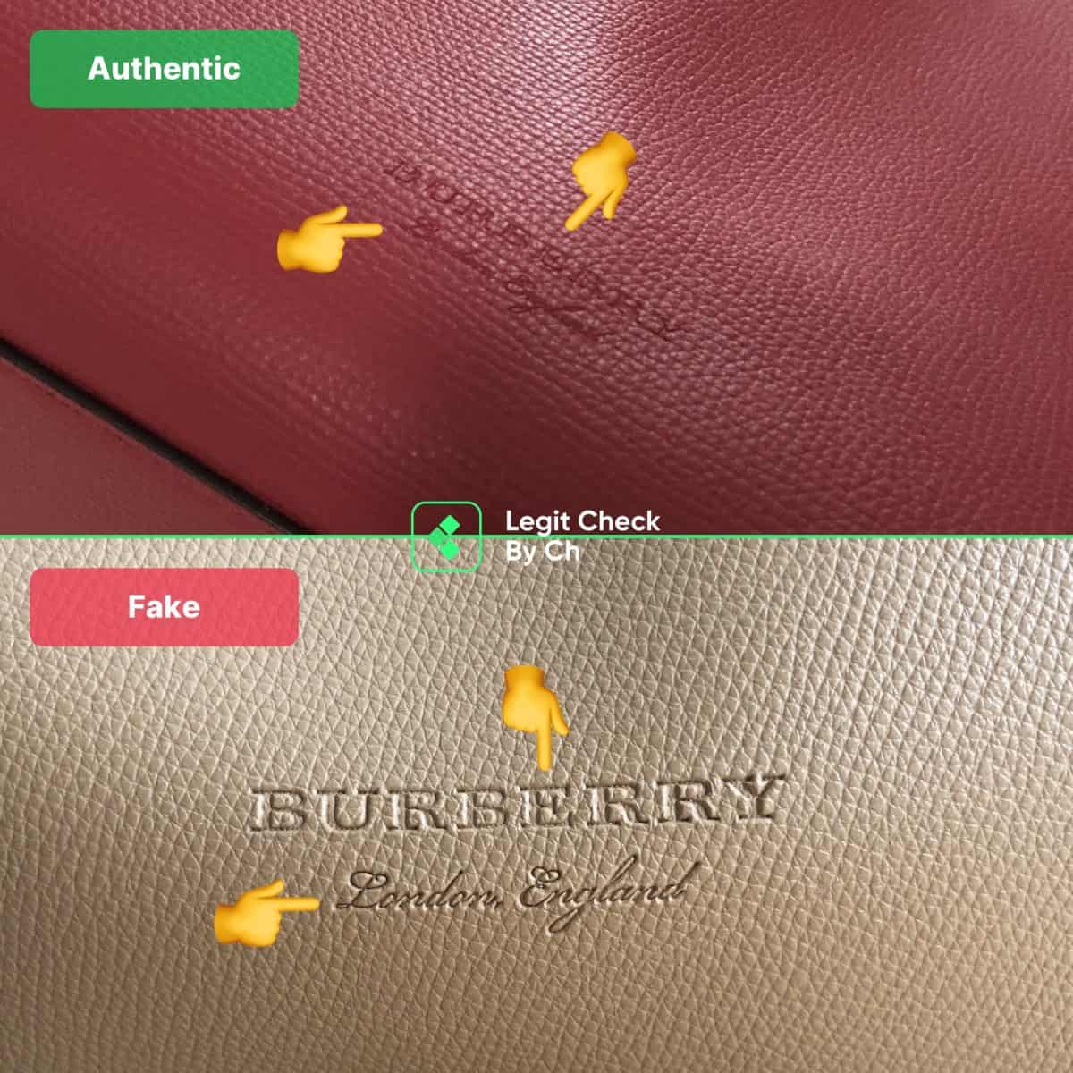 fake vs real burberry lavenby