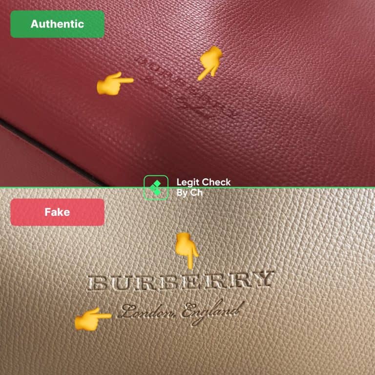 Burberry Tote: How To Spot REAL vs FAKE Bags