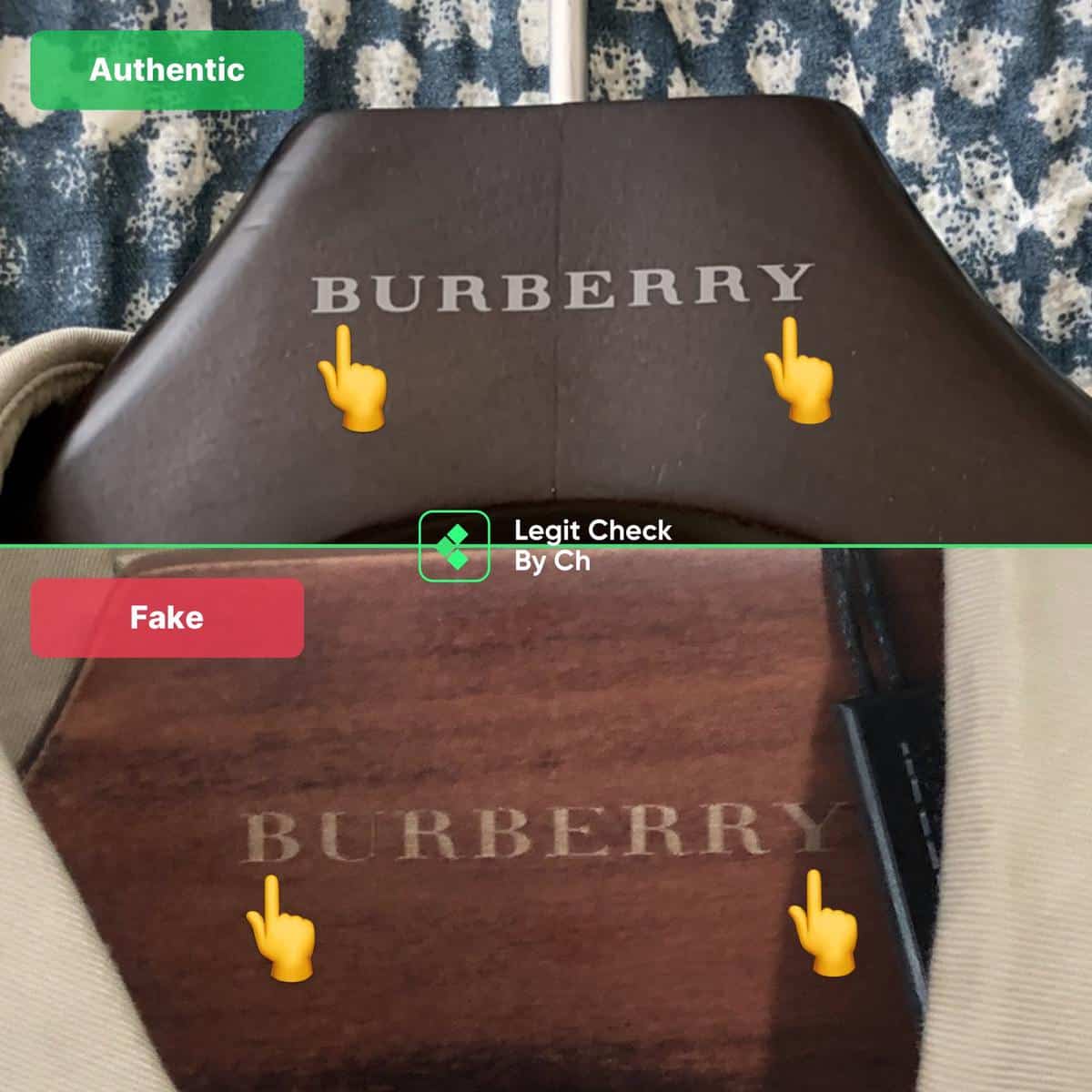 real burberry bag vs fake