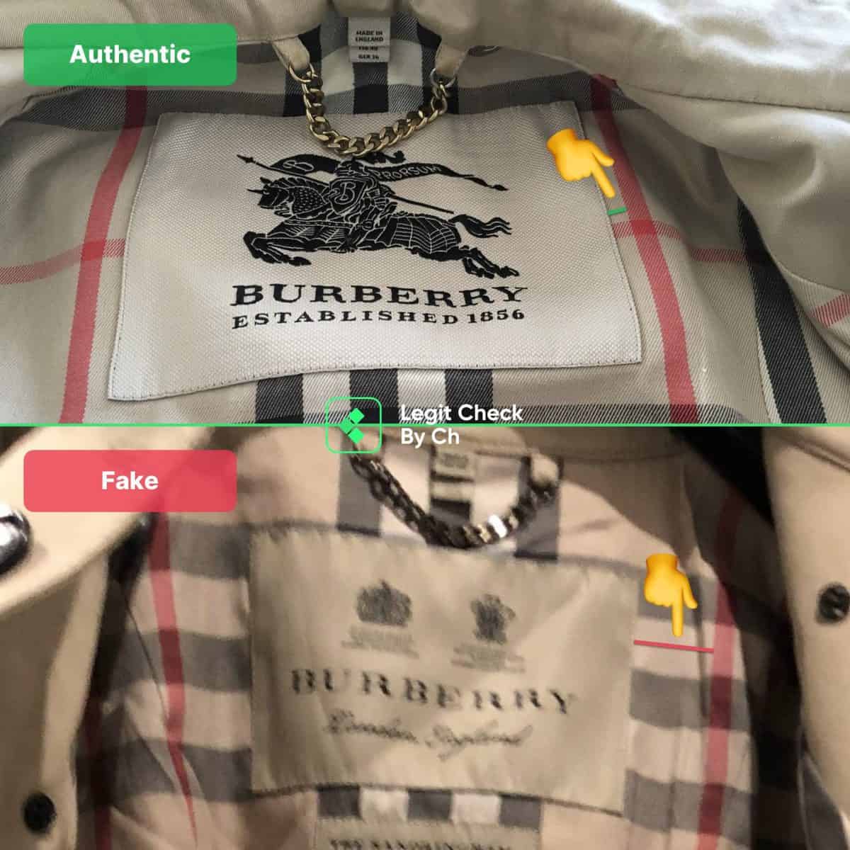 How To Spot Fake Burberry Coats In 2021 - Fake Vs Real Burberry Trench Coat Guide - Legit Check