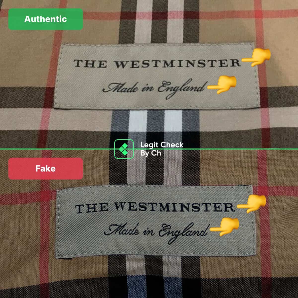 how to verify my burberry coat's authenticity
