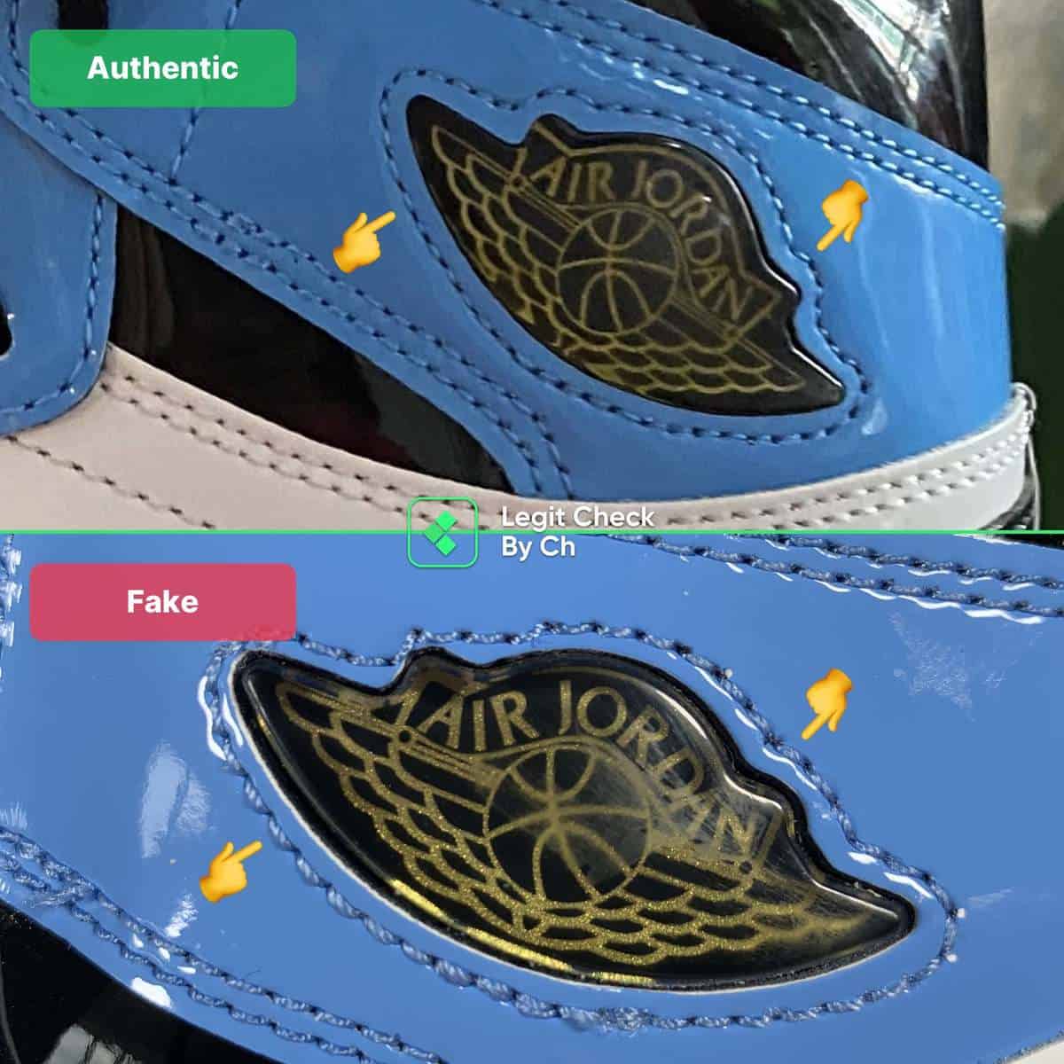 Help me quality check these jordan 1s i paid 60$ per 1 everything seems  fine but the fearless blue color seems off to me im not expert tho? i got  them qinmin123