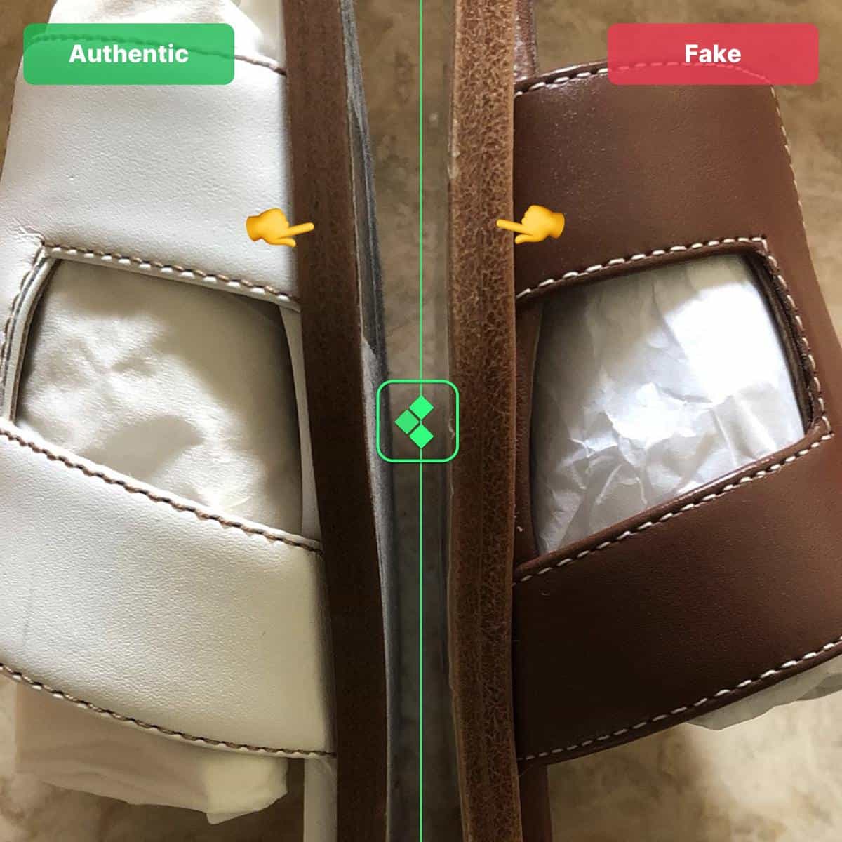 how to recognize a real Hermès from a fake ?