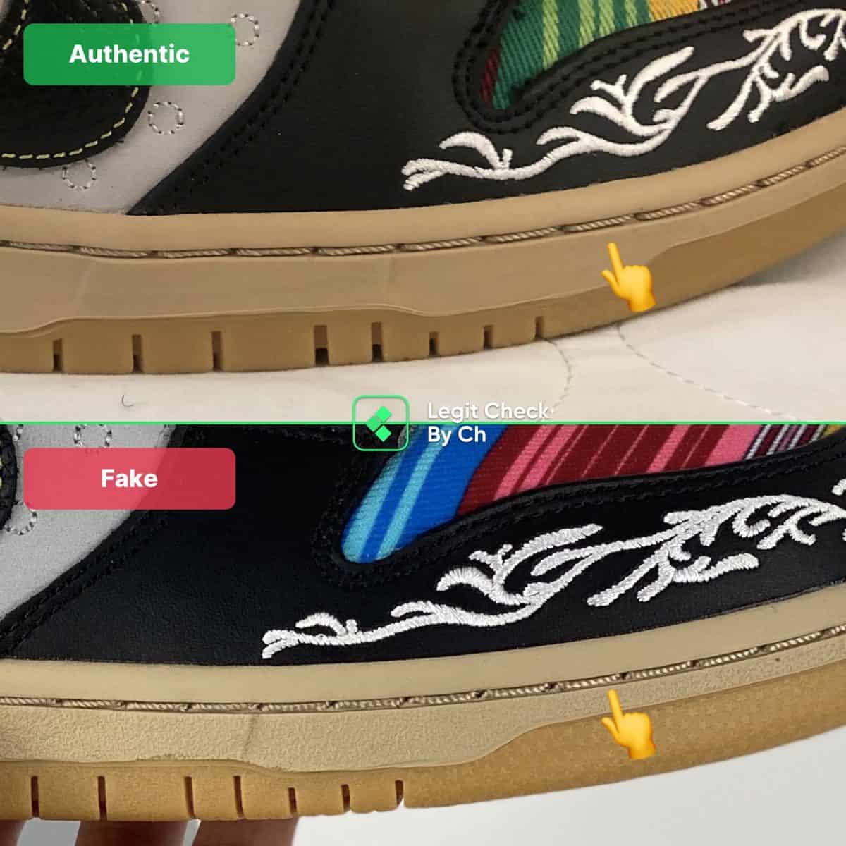 how to spot fake what the paul dunks